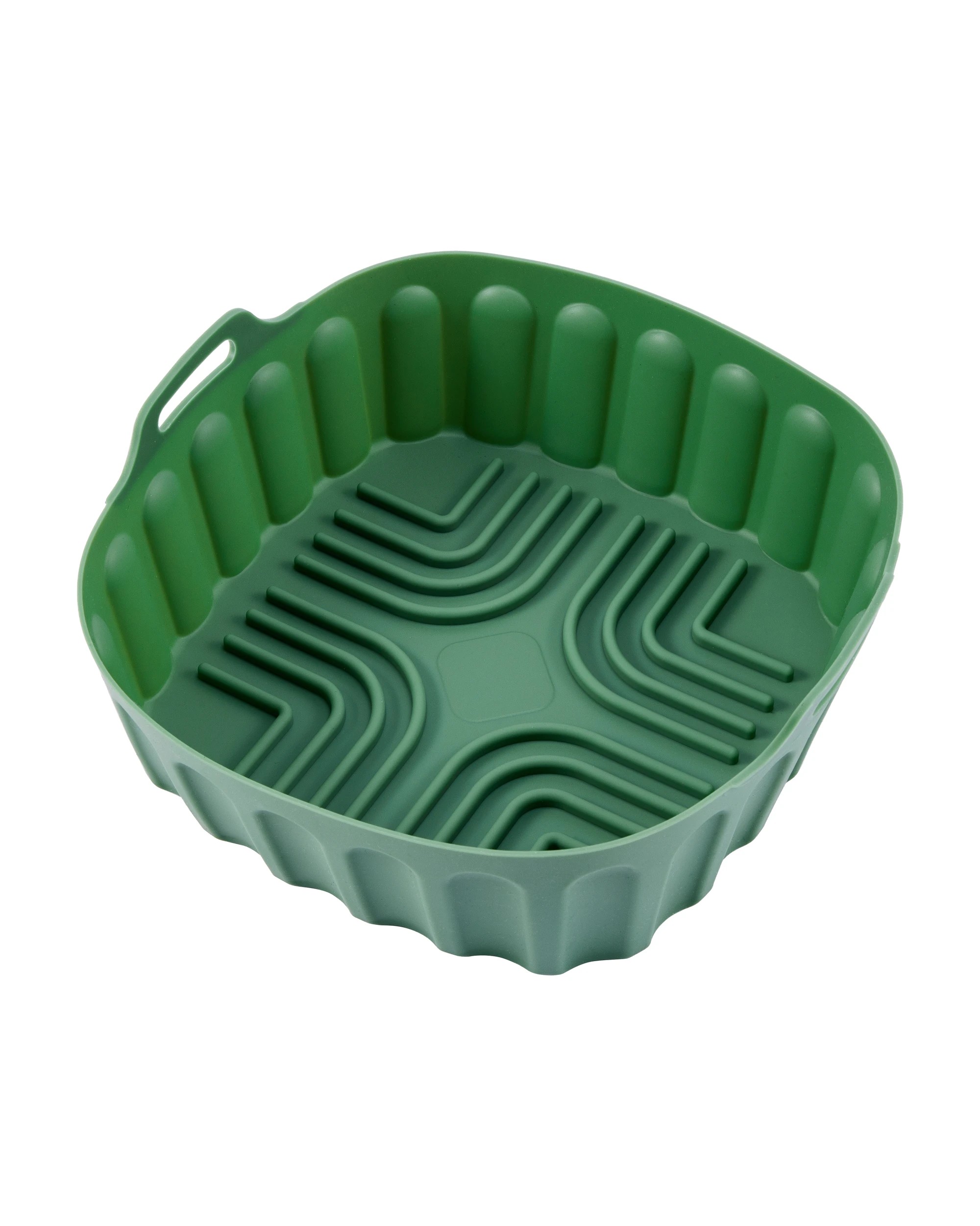 3 Set of 6 Silicone Air Fryer Trays - Green, 3 of 7