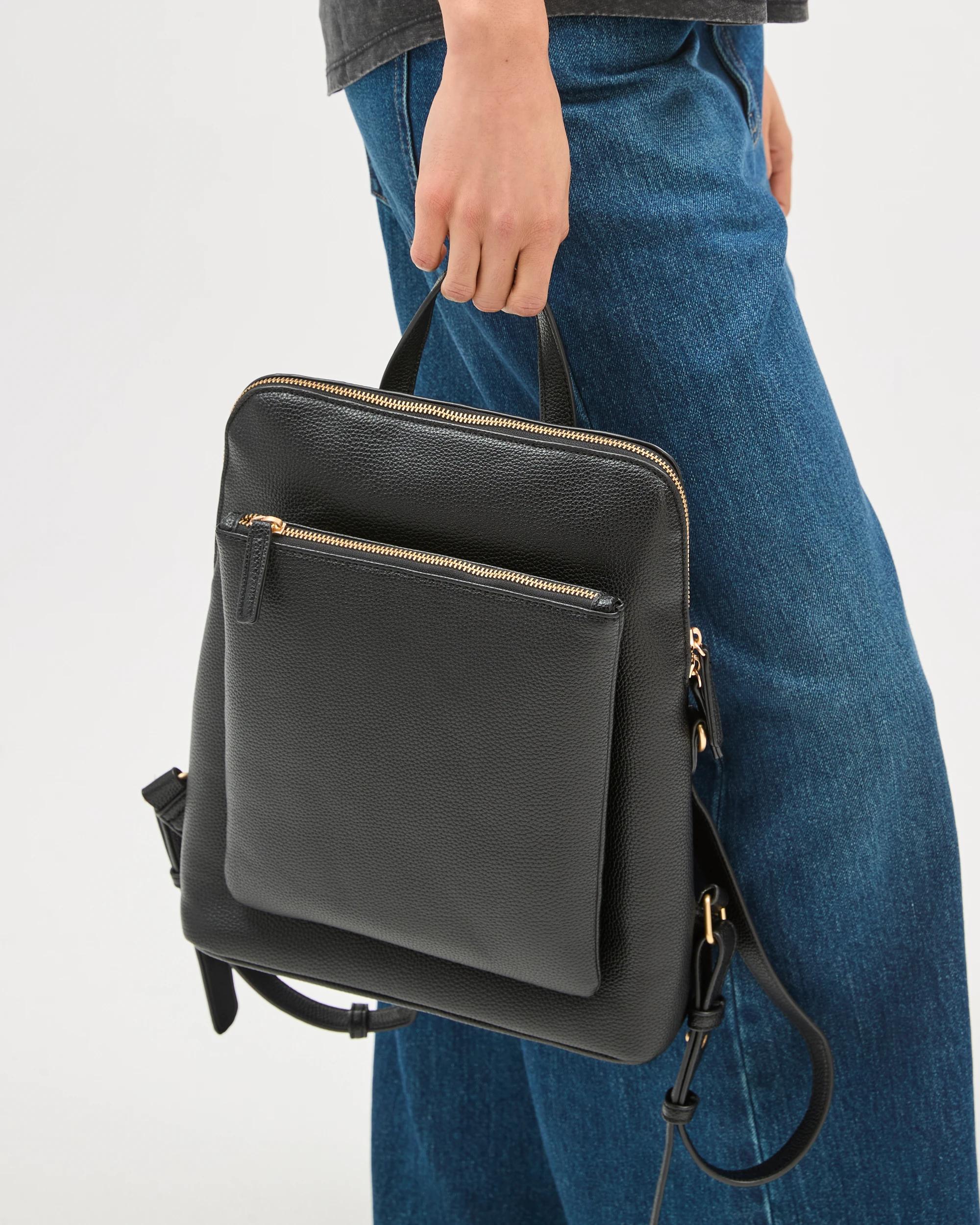 4 Target Woman Pebble Backpack BLACK, 4 of 4