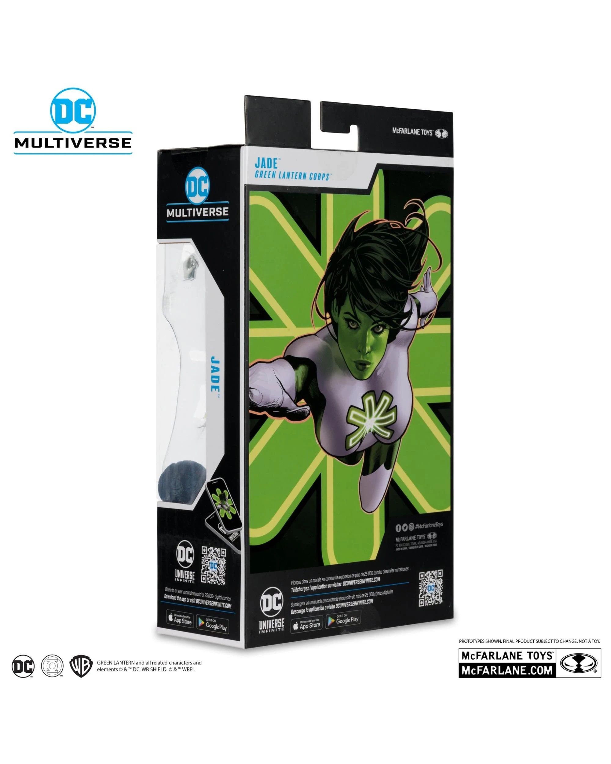 9 DC Multiverse Green Lantern Corps Jade Red Platinum Edition 7 inch Action Figure, 9 of 9