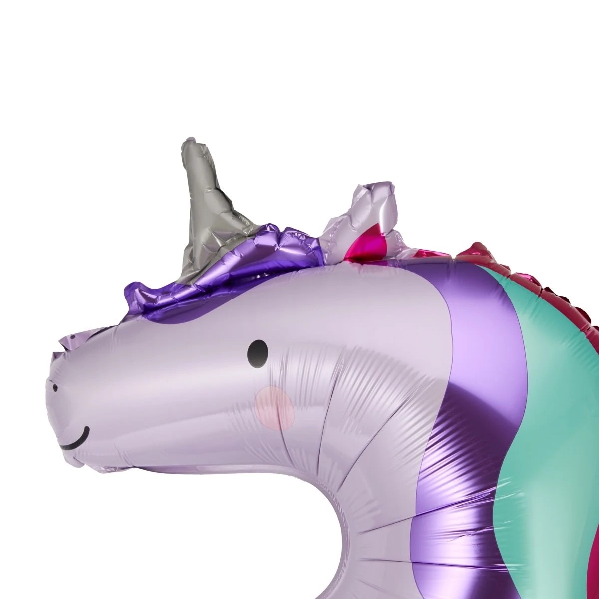2 Unicorn Number 3 Foil Balloon, 2 of 4