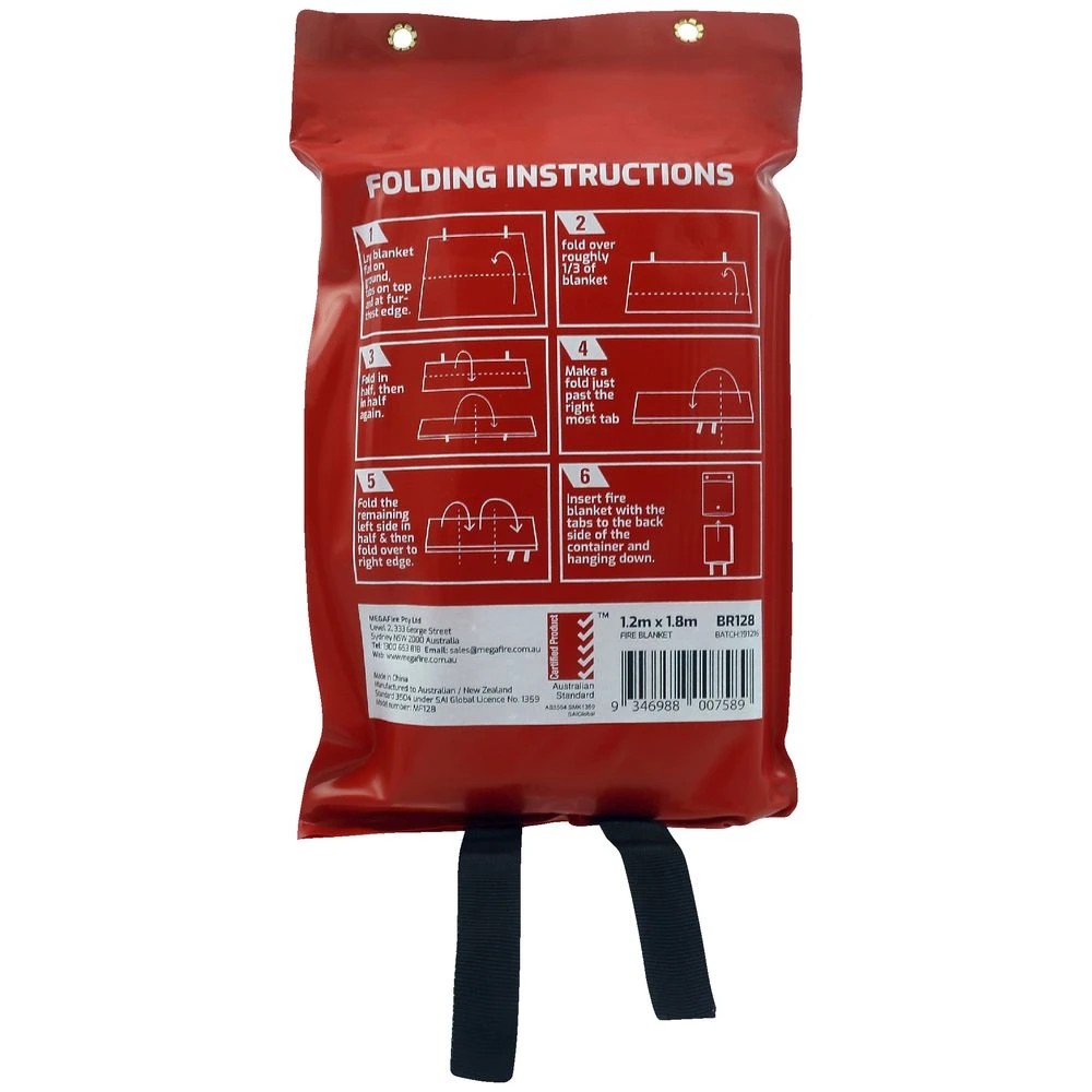 2 Trafalgar Fire Blanket 1.2m x 1.8m, 2 of 3