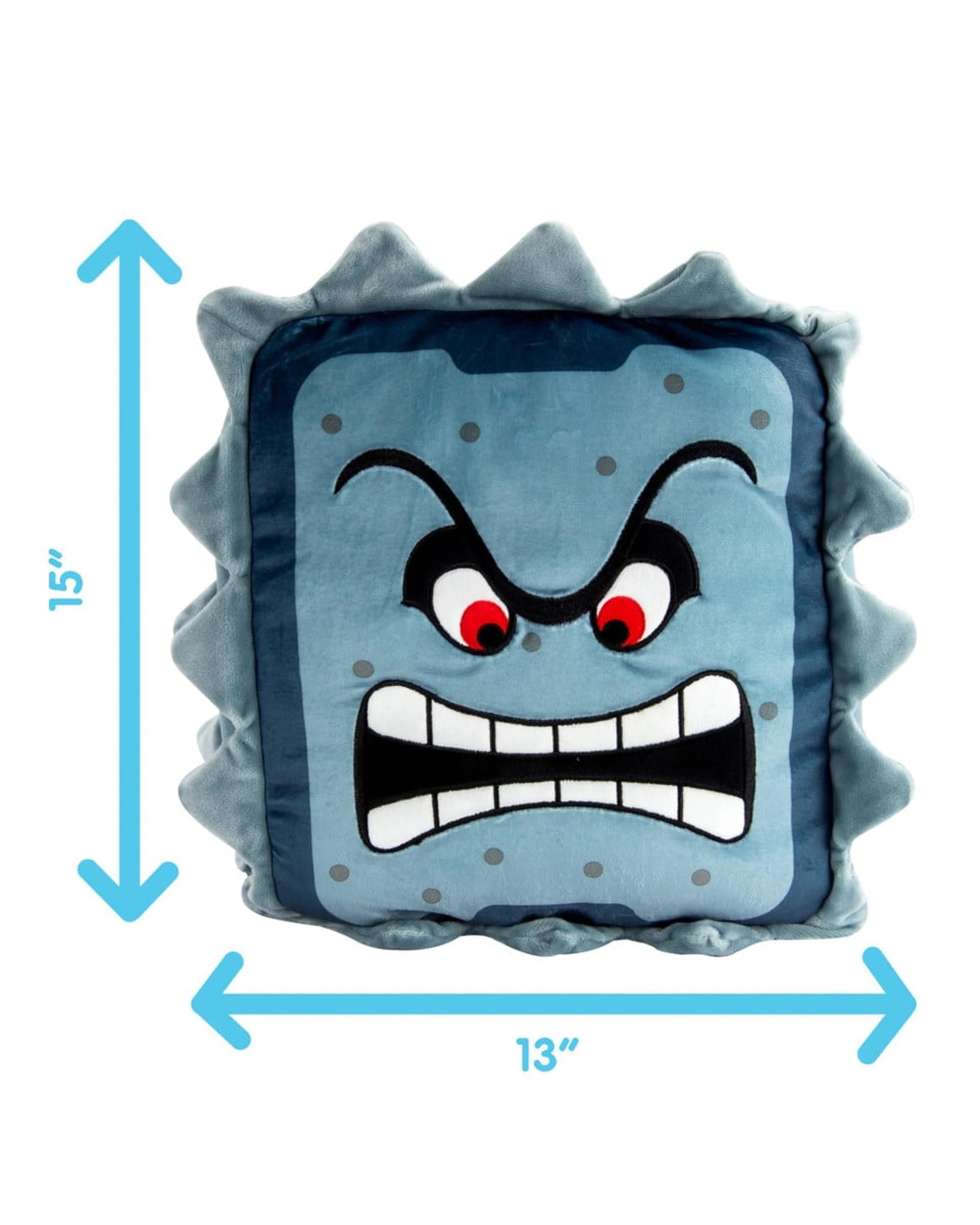 3 Super Mario Thwomp Club Mocchi Mocchi Mega 15 inch Plush, 3 of 4