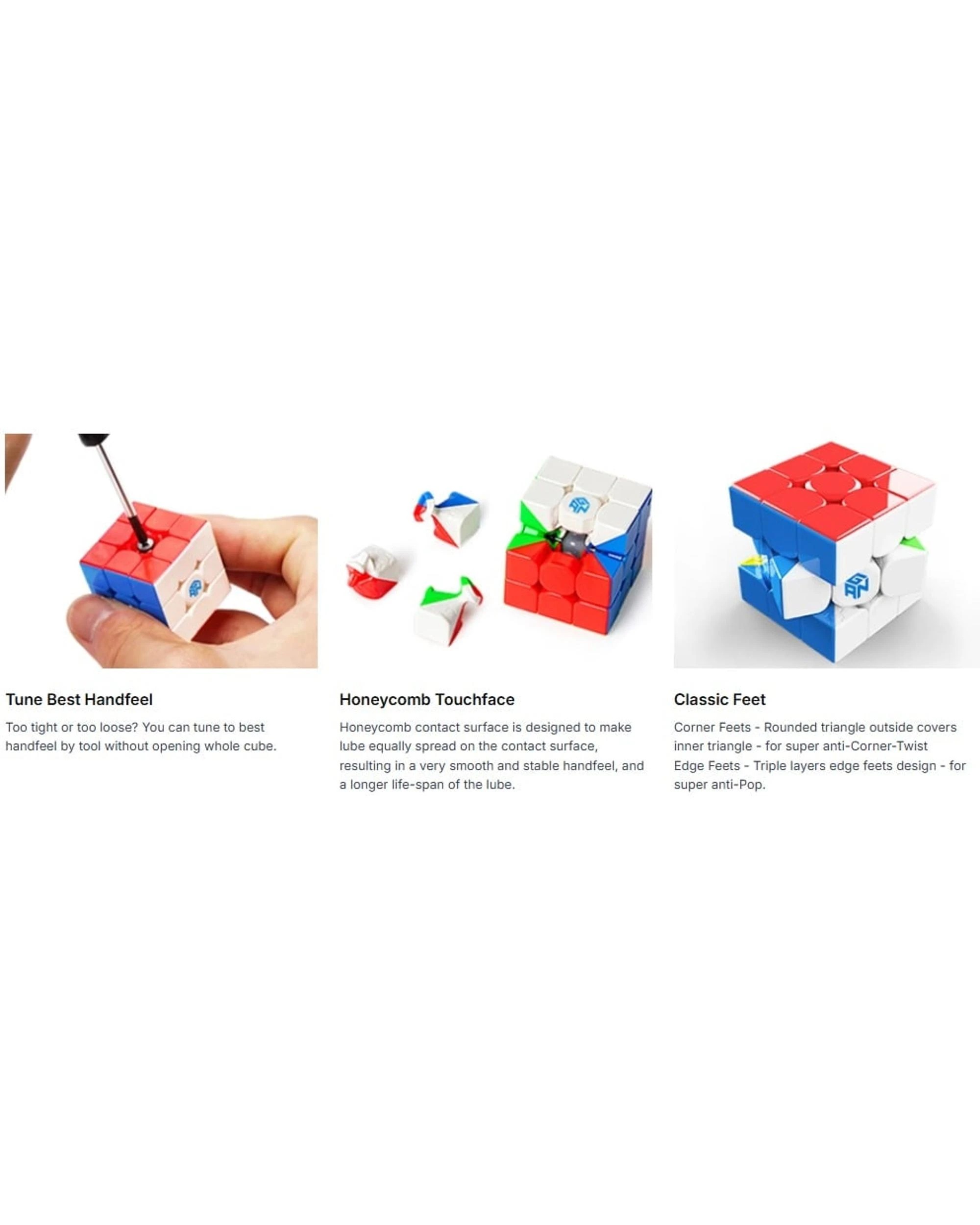 3 GAN: GAN330 Keychain 10 Years Special Edition 3X3 Speed Cube, 3 of 4