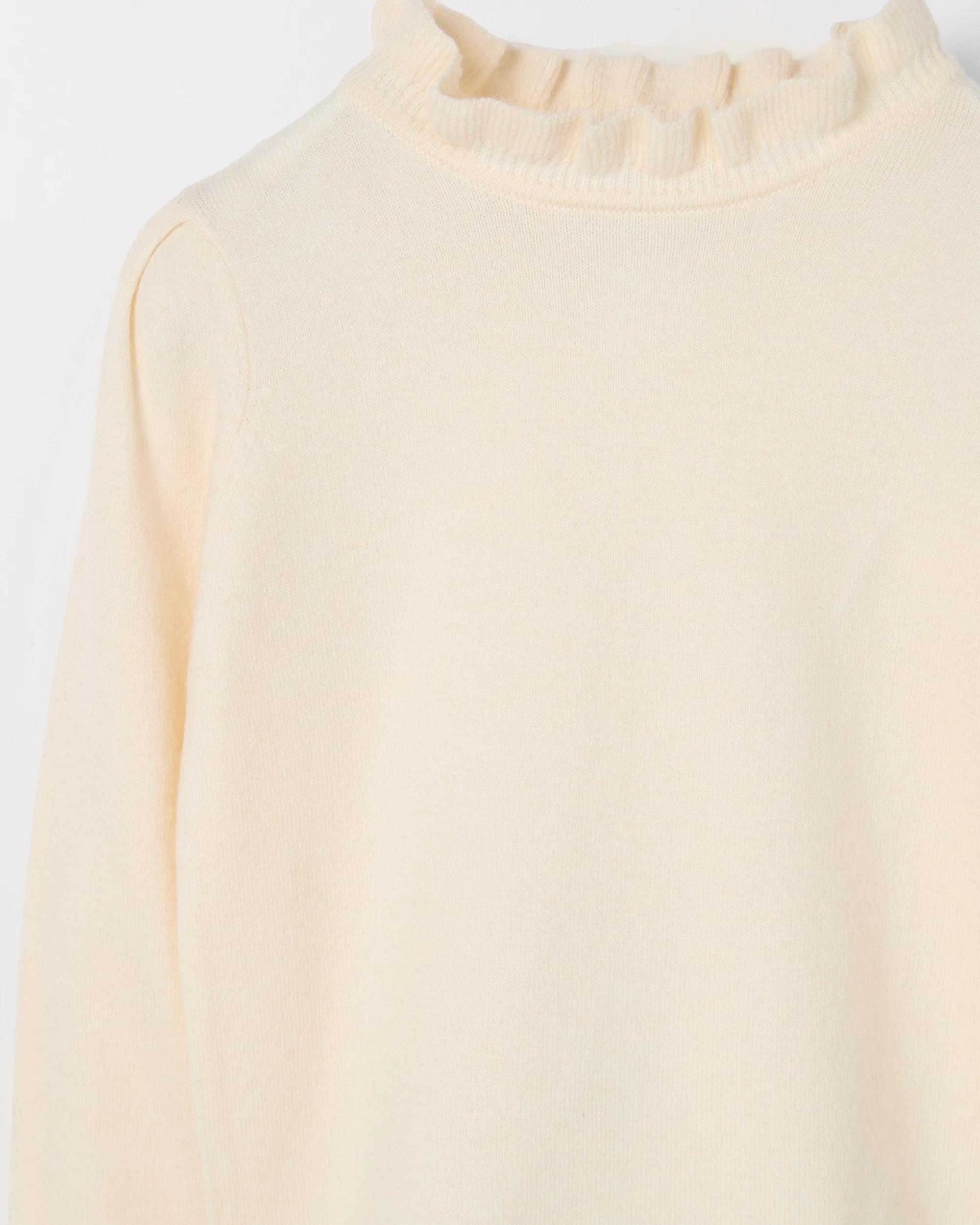 2 Target Kids Long Sleeve Skivvy Knit Jumper CREAM, 2 of 2