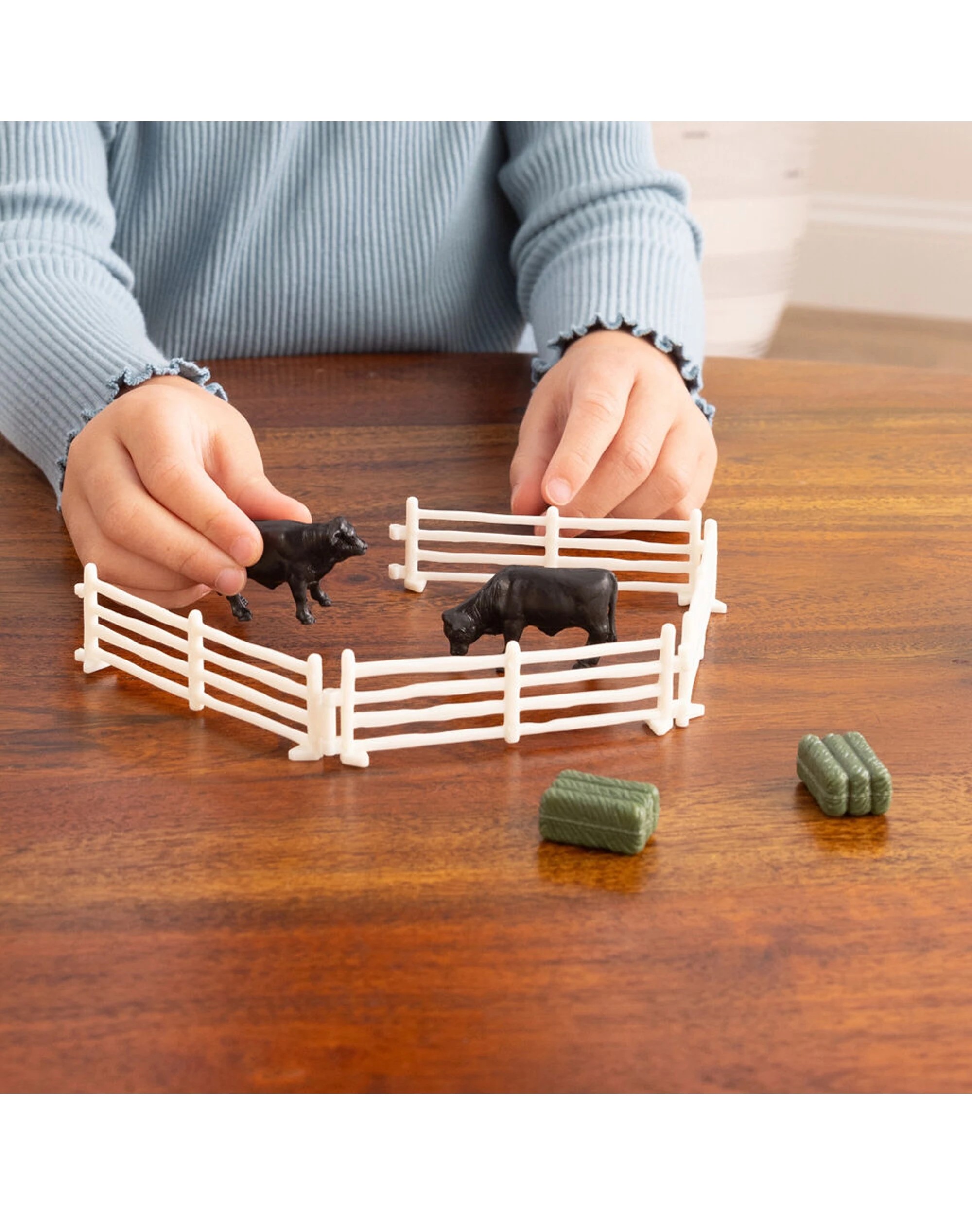 6 John Deere 10pc Farm Animals Play Set With Mini Grain Bin Kids Toy Durable Plastic Playset - Multi, 6 of 6