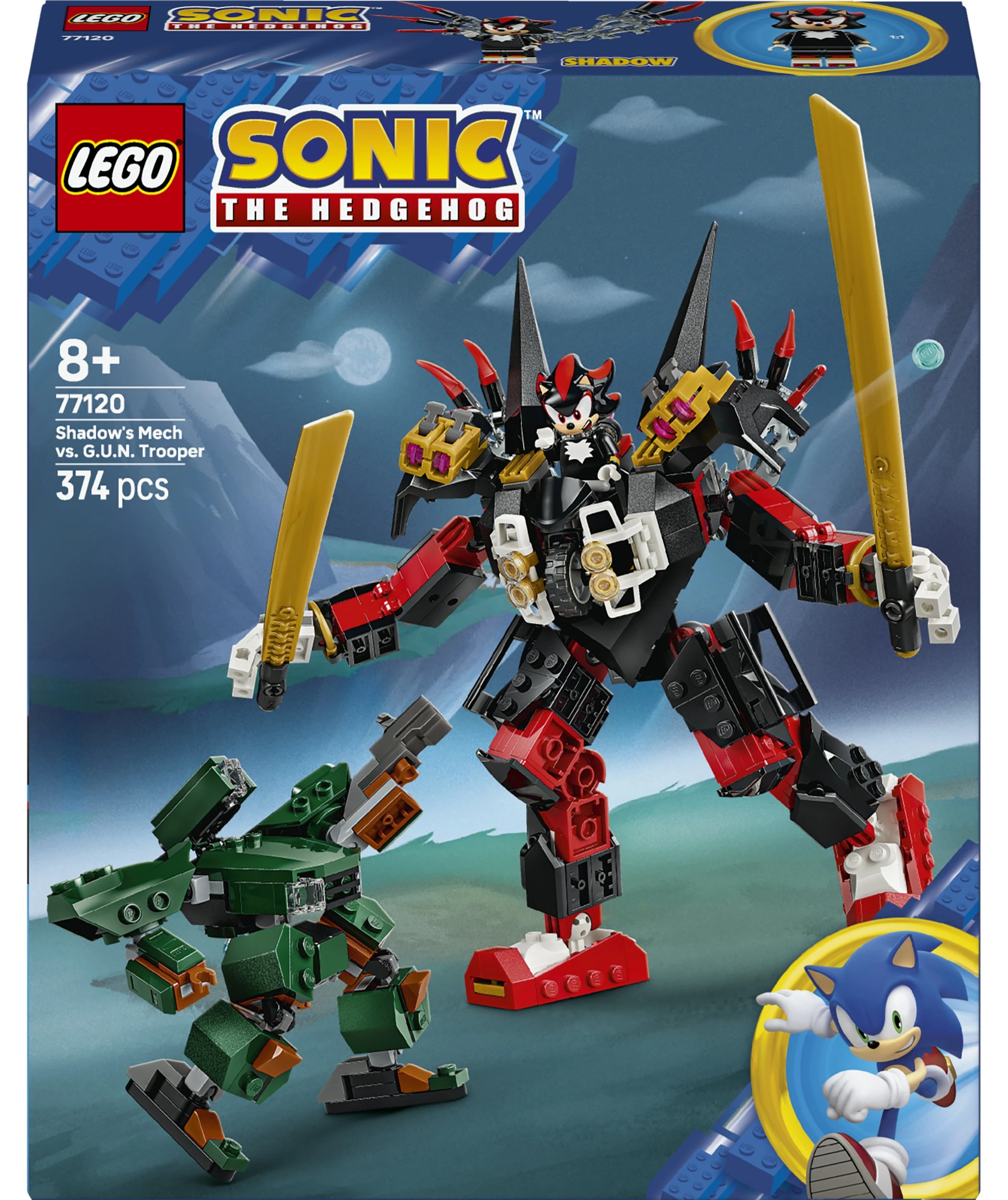 1 LEGO Sonic Shadow's Mech vs. G.U.N. Trooper 77120, 1 of 10