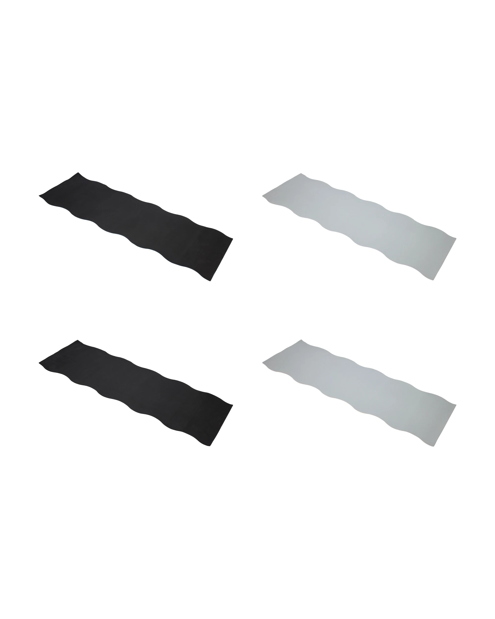 3 Wavy Shaped Yoga Mat - Assorted, 3 of 7