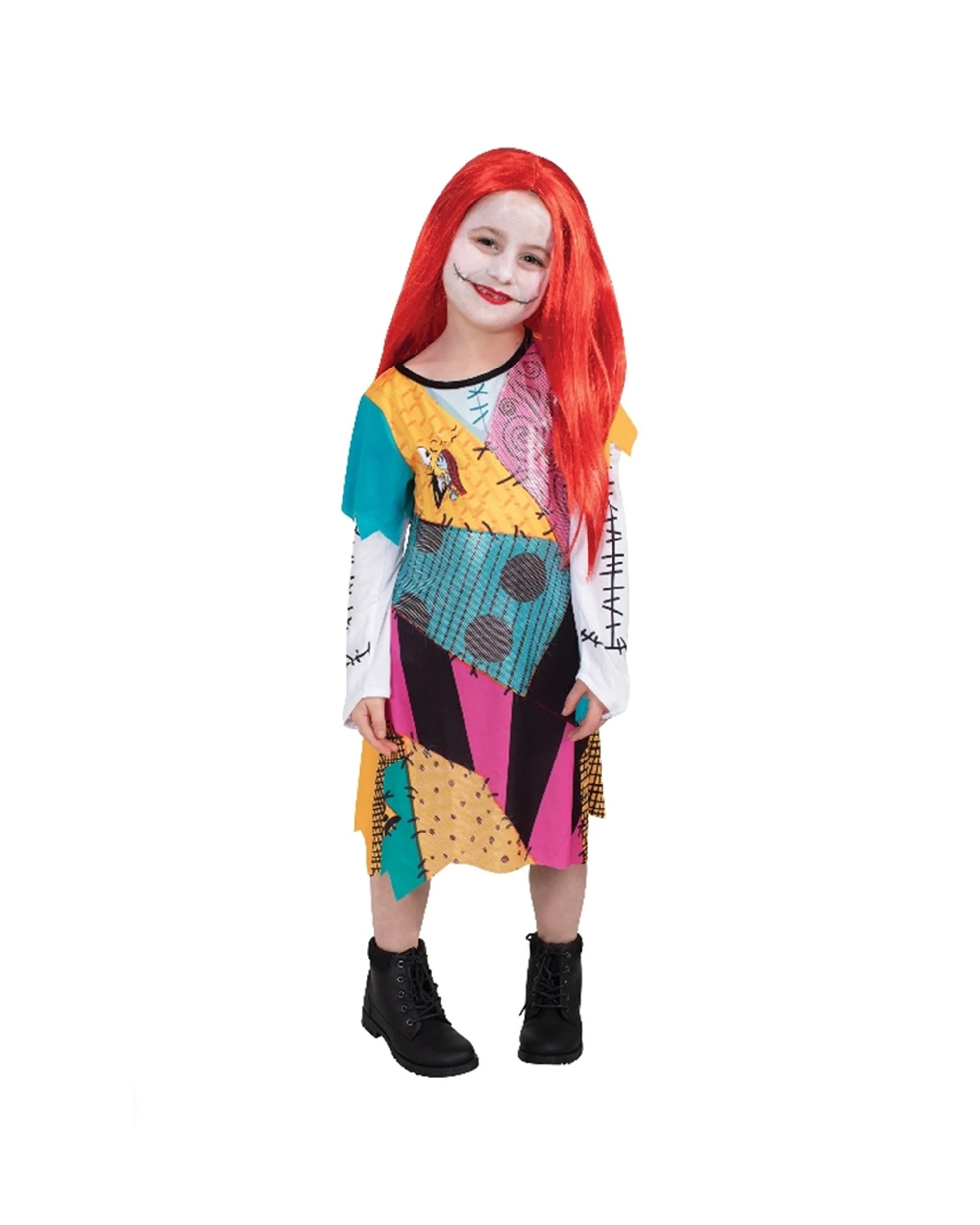 1 The Nightmare Before Christmas Sally Finkelstein Deluxe Costume Party Dress S - Multi, 1 of 4