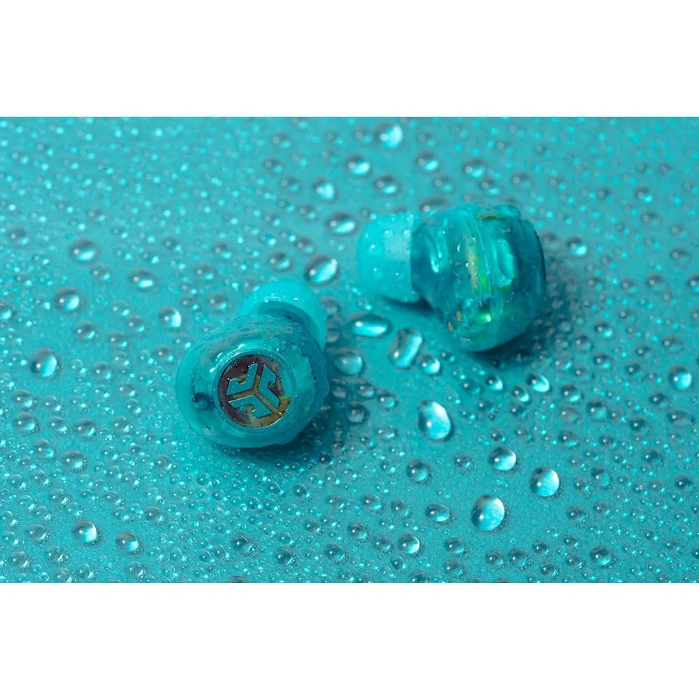 6 JLab Go Pop ANC True Wireless Earbuds Clear Teal, 6 of 7