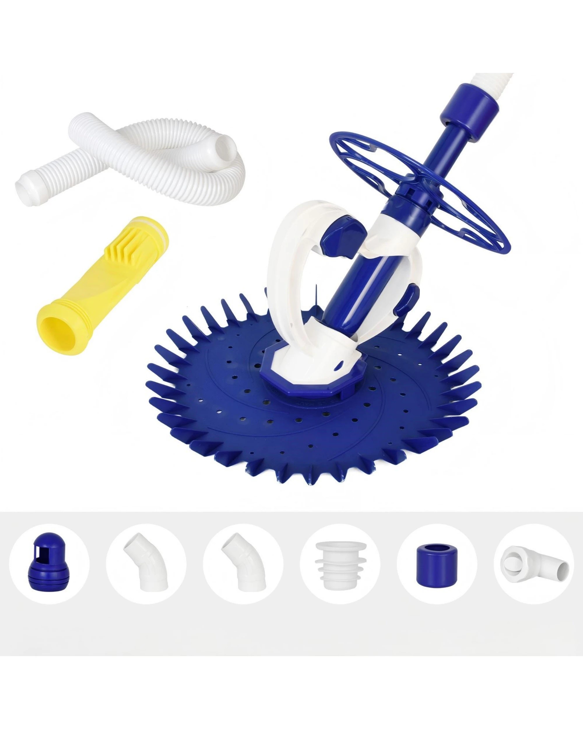 4 Advwin Automatic Pool Vacuum Cleaner with 100cm Hose - Blue, 4 of 7