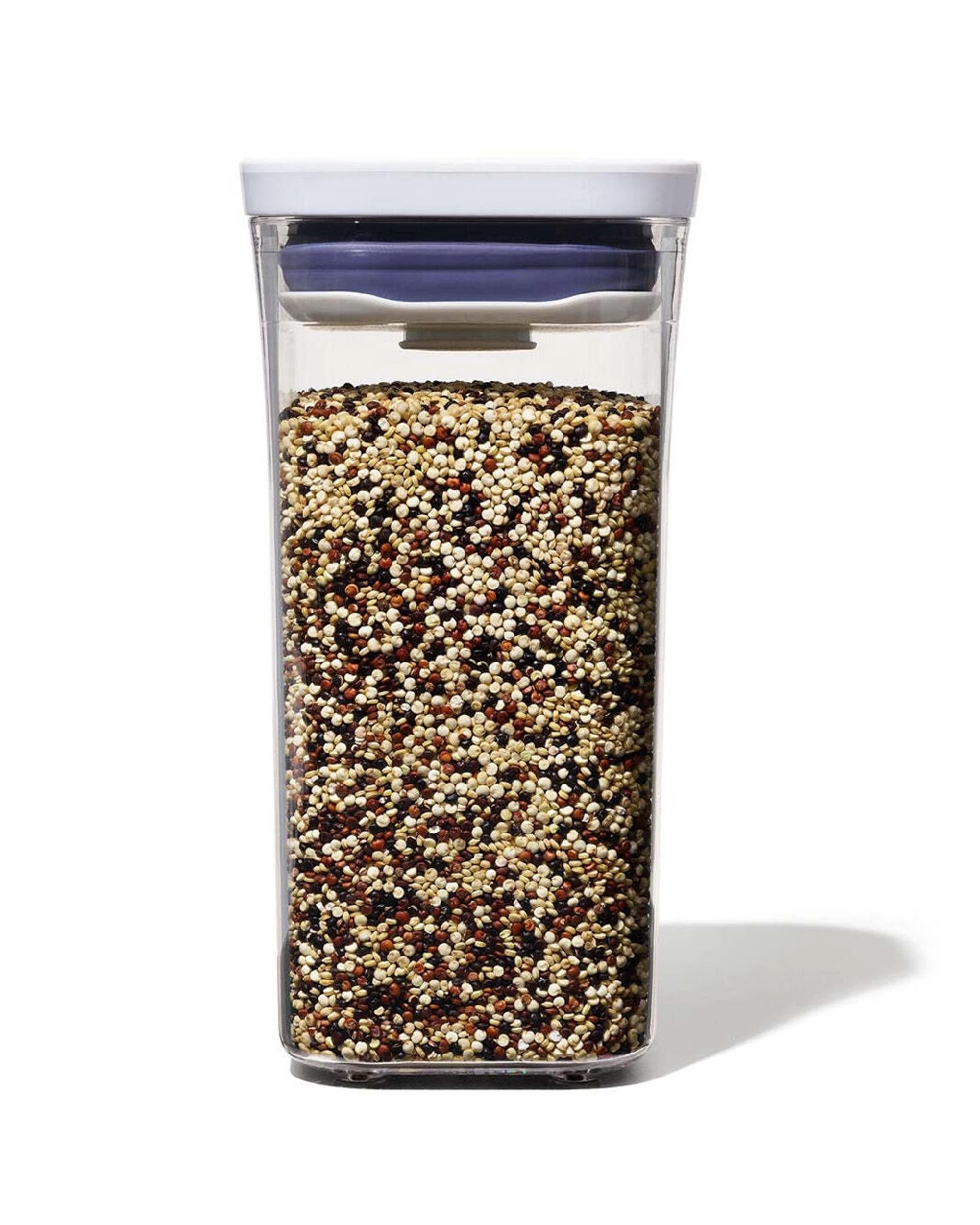 4 Oxo Good Grips Pop 2.0 Mini Square Short Kitchen Container With Lid - Clear, 4 of 8