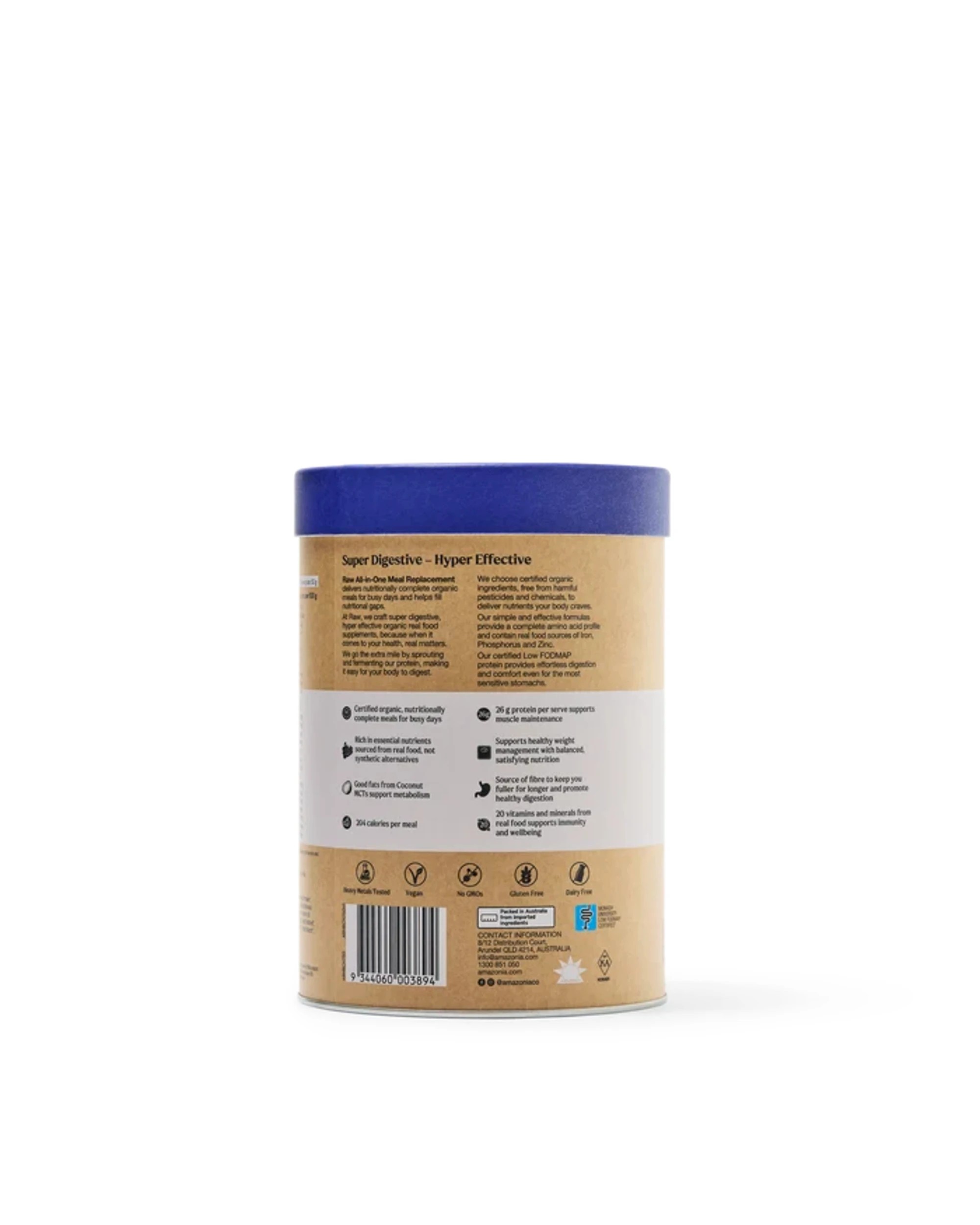 3 Amazonia Raw All-In-One Meal Replacement Decadent Chocolate 750g, 3 of 4