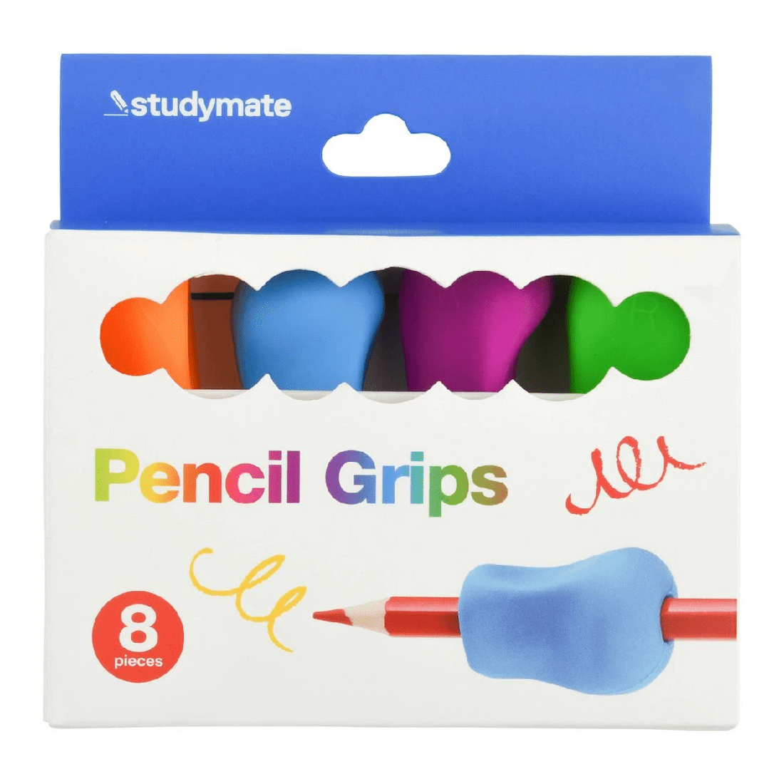 1 Studymate Pencil Grips 8 Pack, 1 of 3