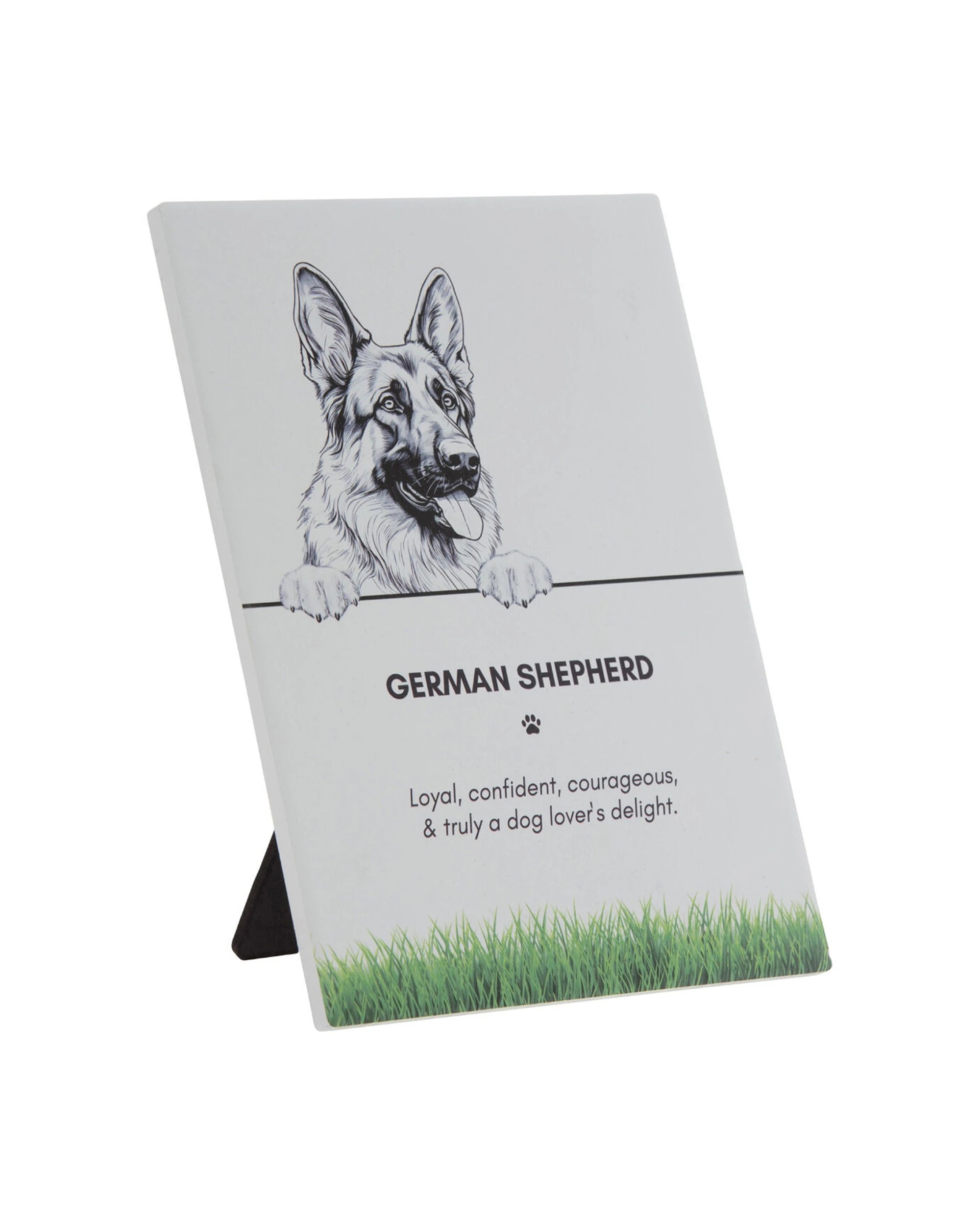 2 Bramble Bay 2PK Pet Wall Art Plaque German Shepherd Dog Lovers Gift 16.5x21cm - Multi, 2 of 3