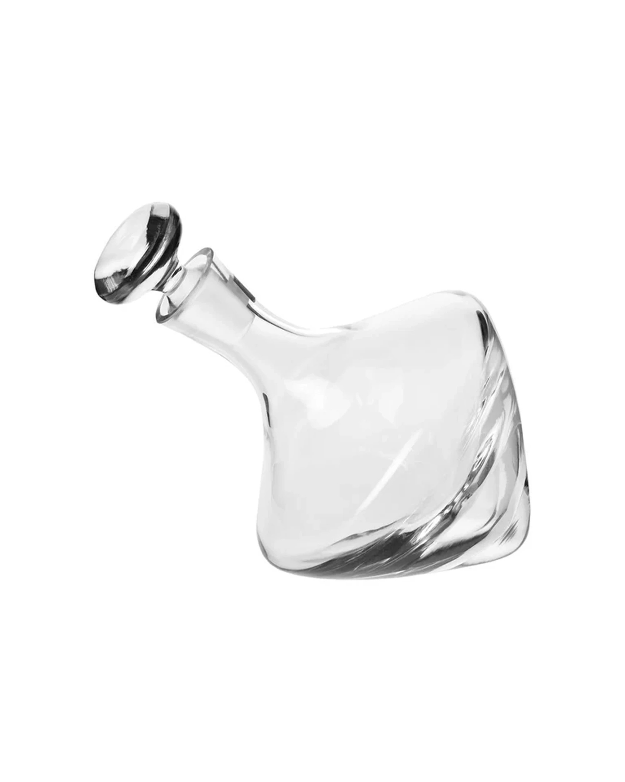 1 Krosno Vintage Turn 1L Crystal Whisky Decanter - Plain, 1 of 3