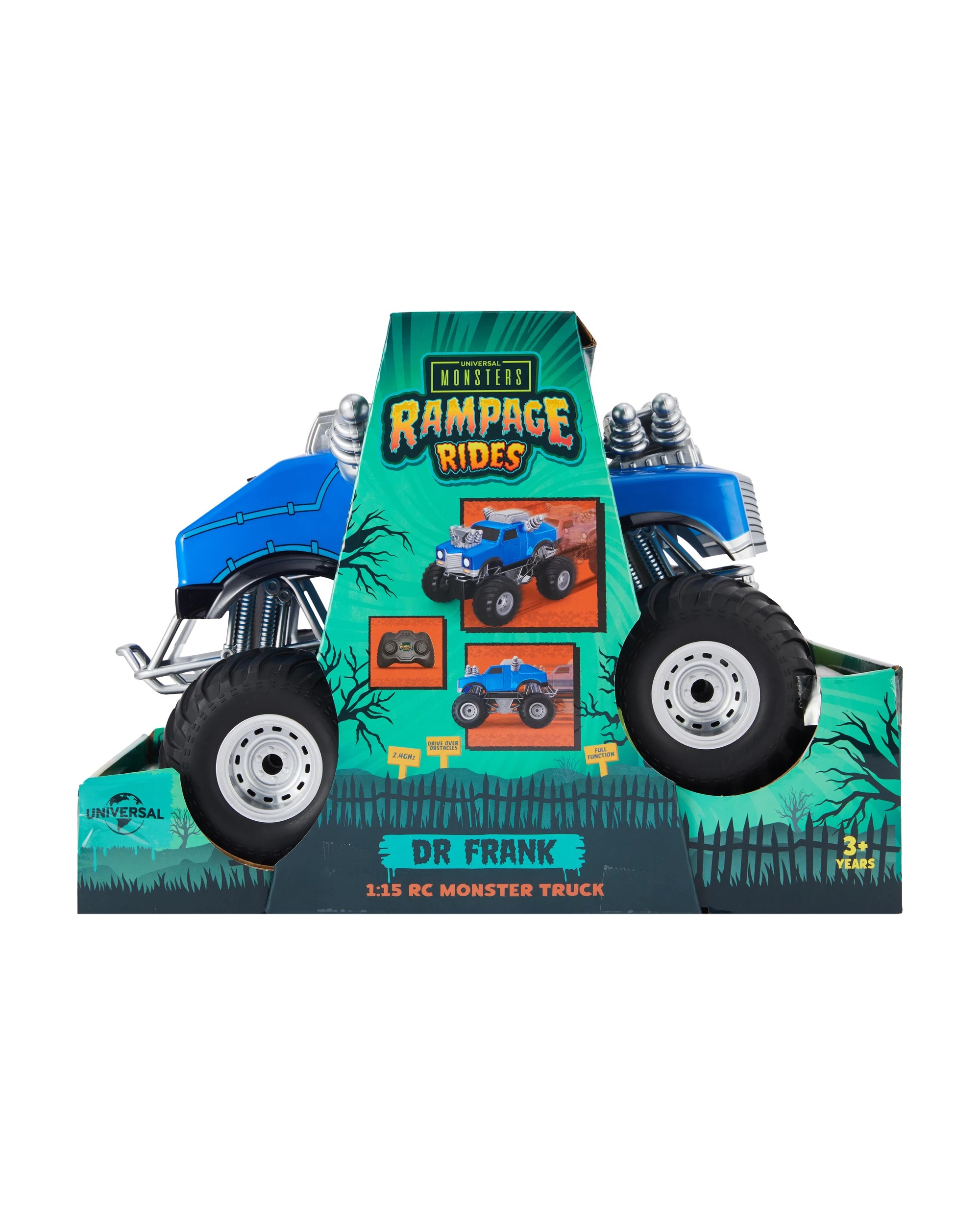 8 Universal Monsters Rampage Rides Dr Frank 1:15 RC Monster Truck, 8 of 8