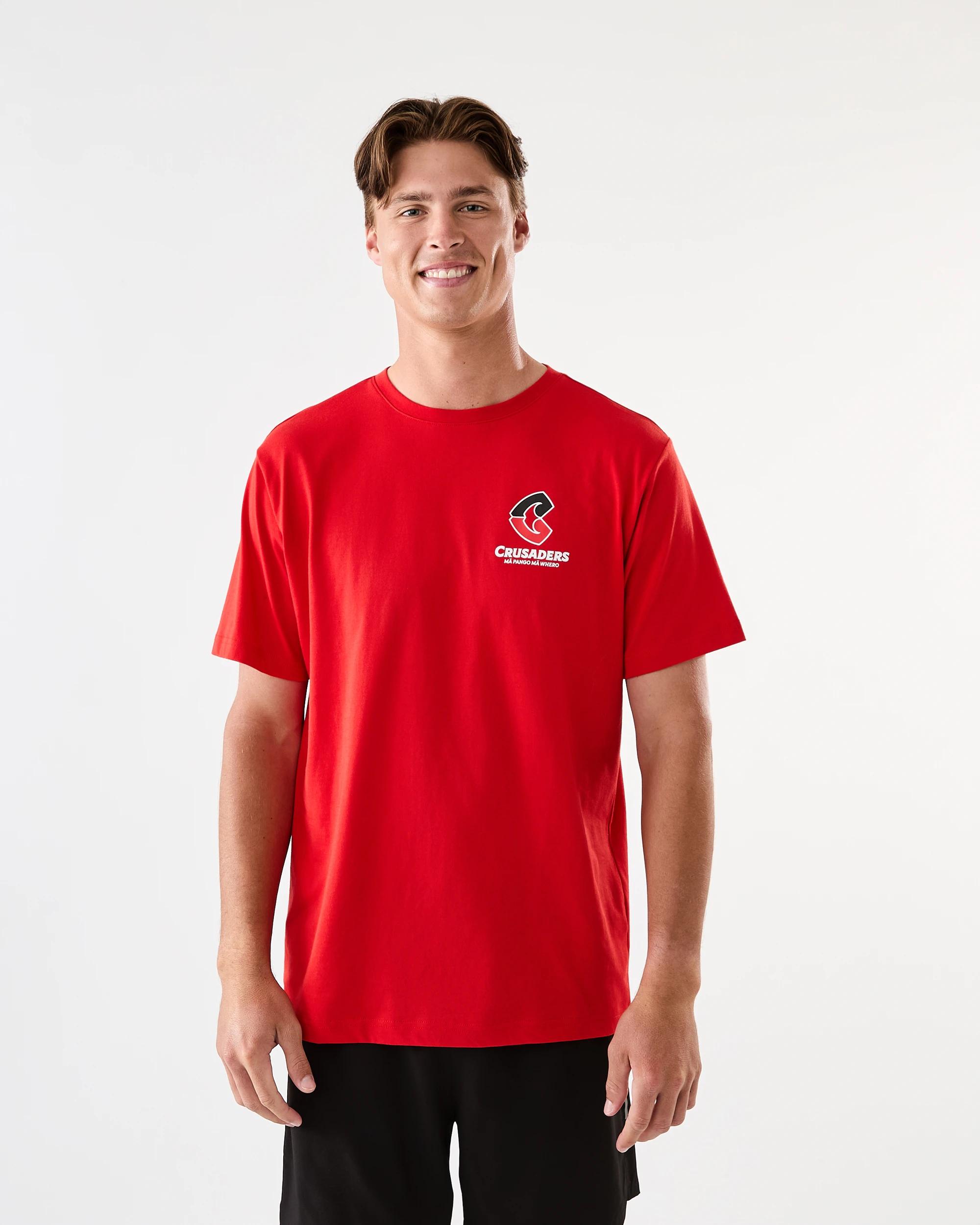1 Official Super Rugby Adult Jersey T-shirt Crusaders, 1 of 8