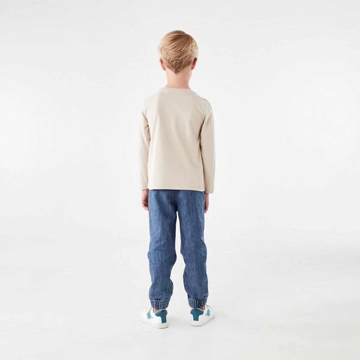 6 Long Sleeve Boucle T-shirt Bge Dino, 6 of 8