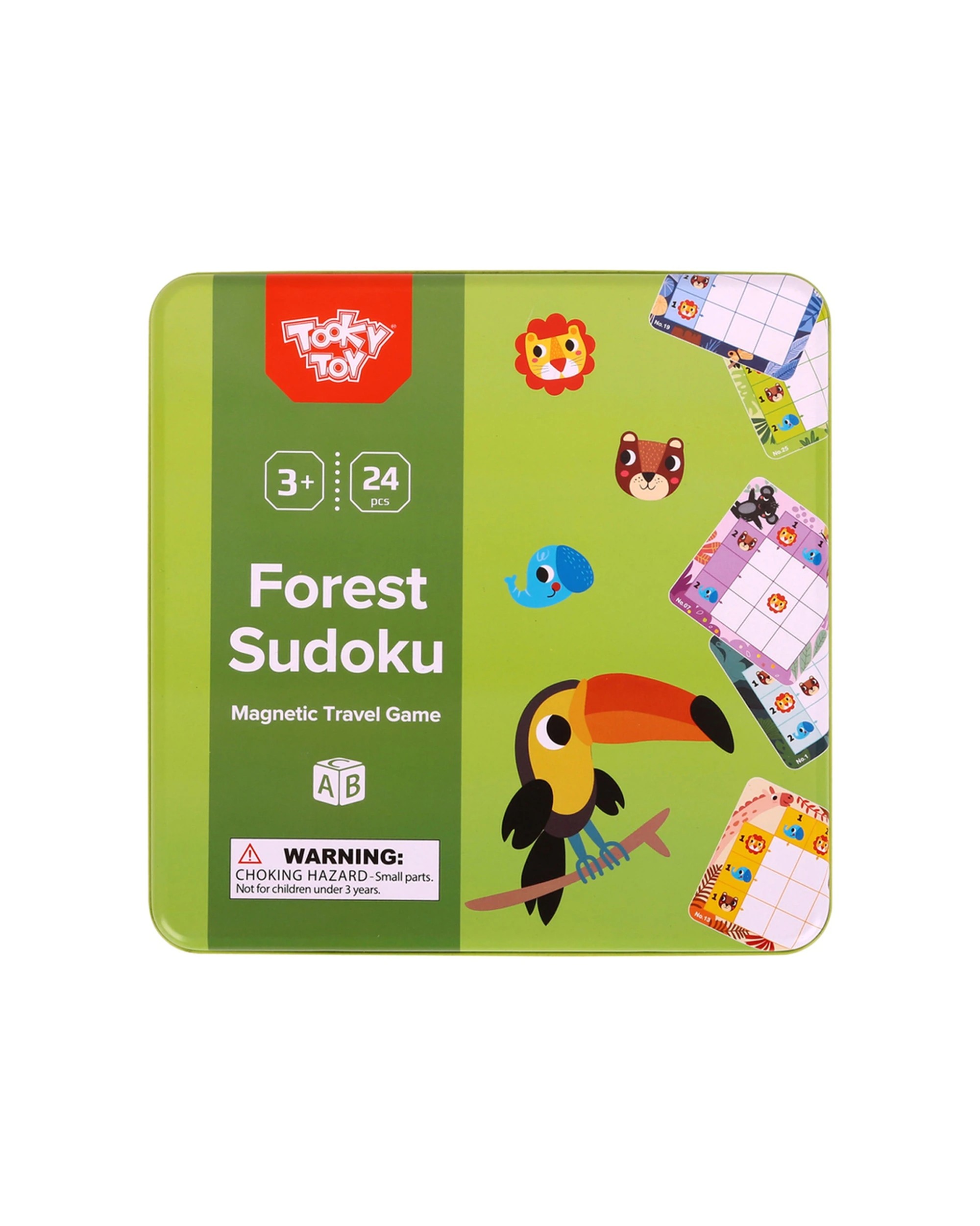 5 Tooky Toy Kids Childrens Forest Themed Sudoku Tabletop Educational Fun Game - Multi, 5 of 7