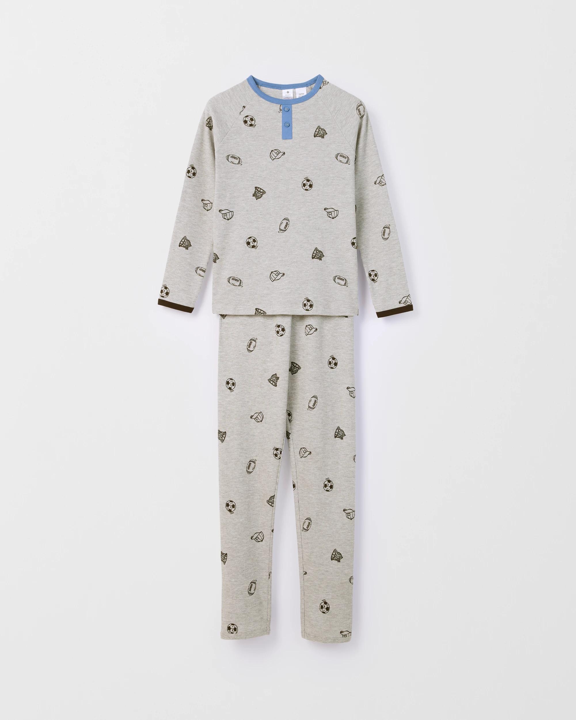 5 Target Kids Australian Cotton Older Boys Elevated Knit Pyjama Set SPORT, 5 of 8