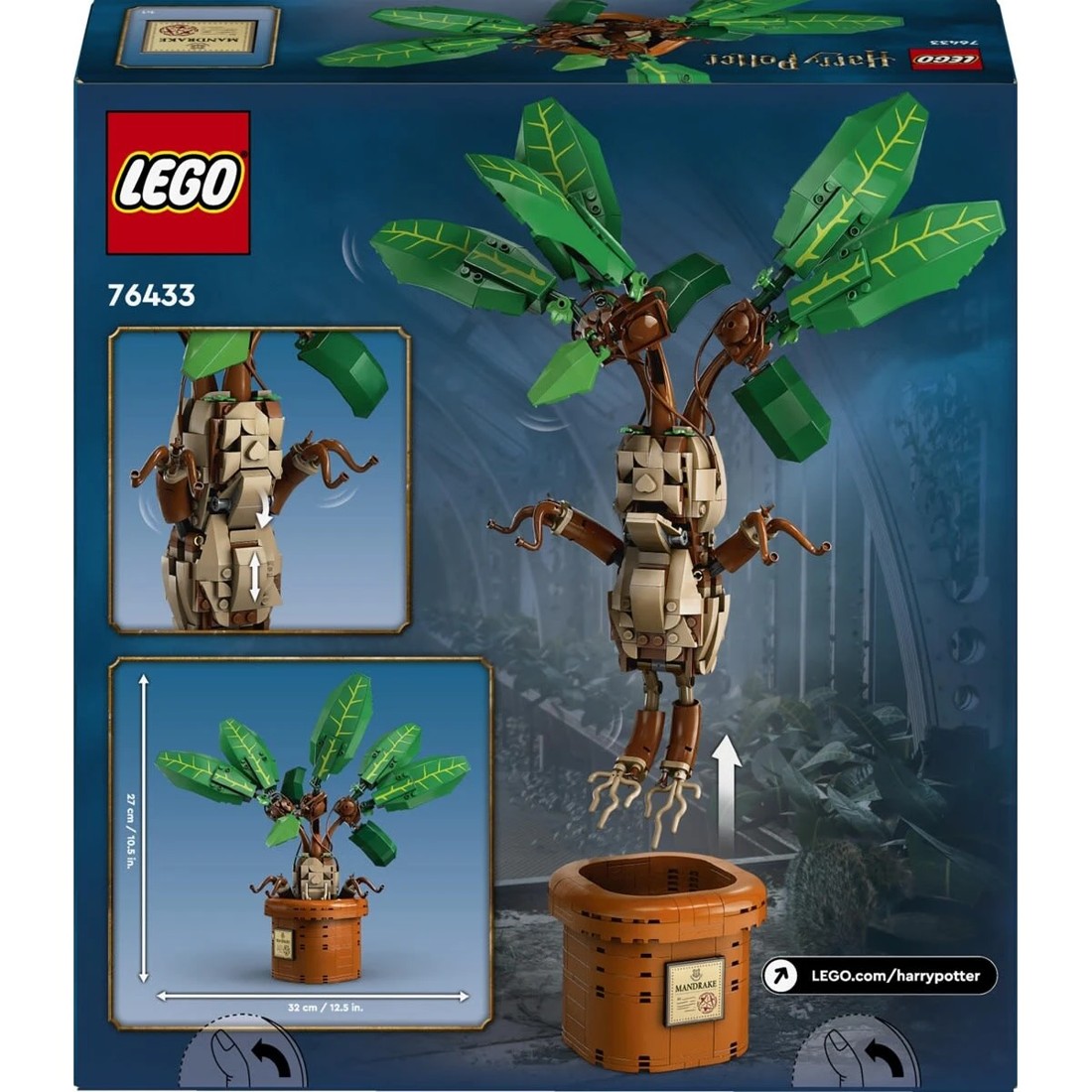 11 LEGO Harry Potter Mandrake Plant Toy Magical Gift 76433, 11 of 11