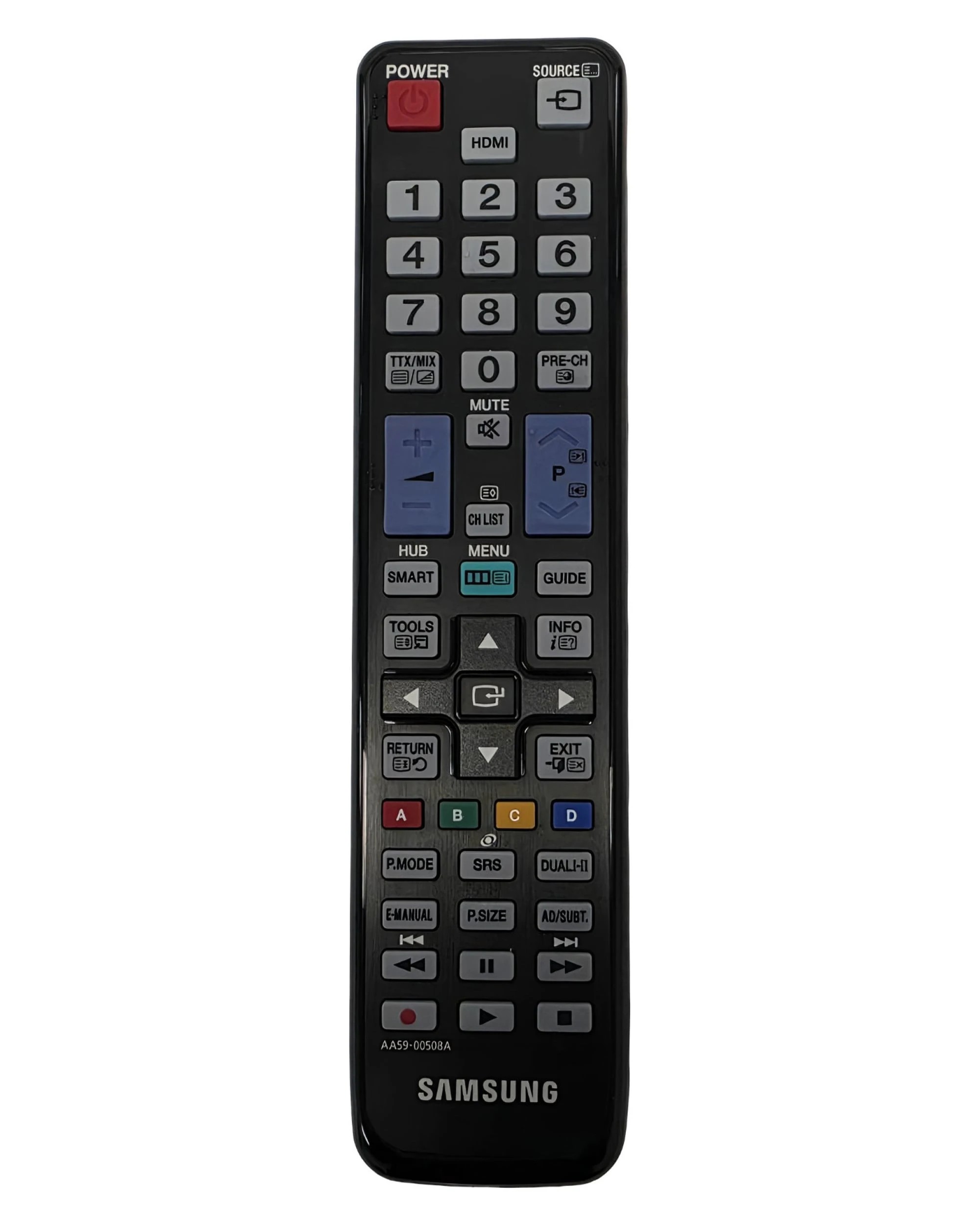 1 Genuine Samsung AA59-00508A TV Remote Control - Black, 1 of 5