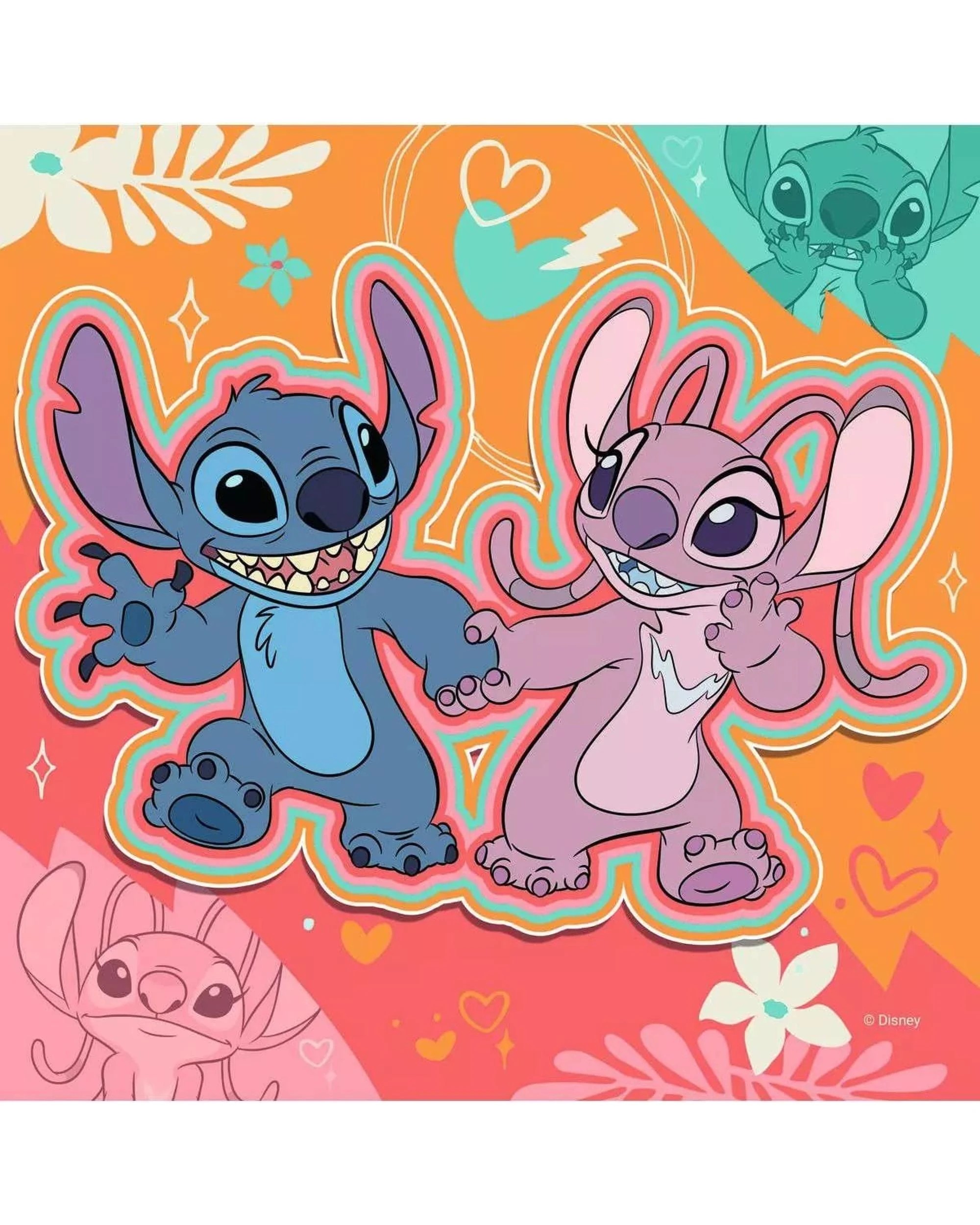 4 Ravensburger Disney Stitch Play the Day Away 3 x 49 Piece Jigsaw Puzzle, 4 of 4