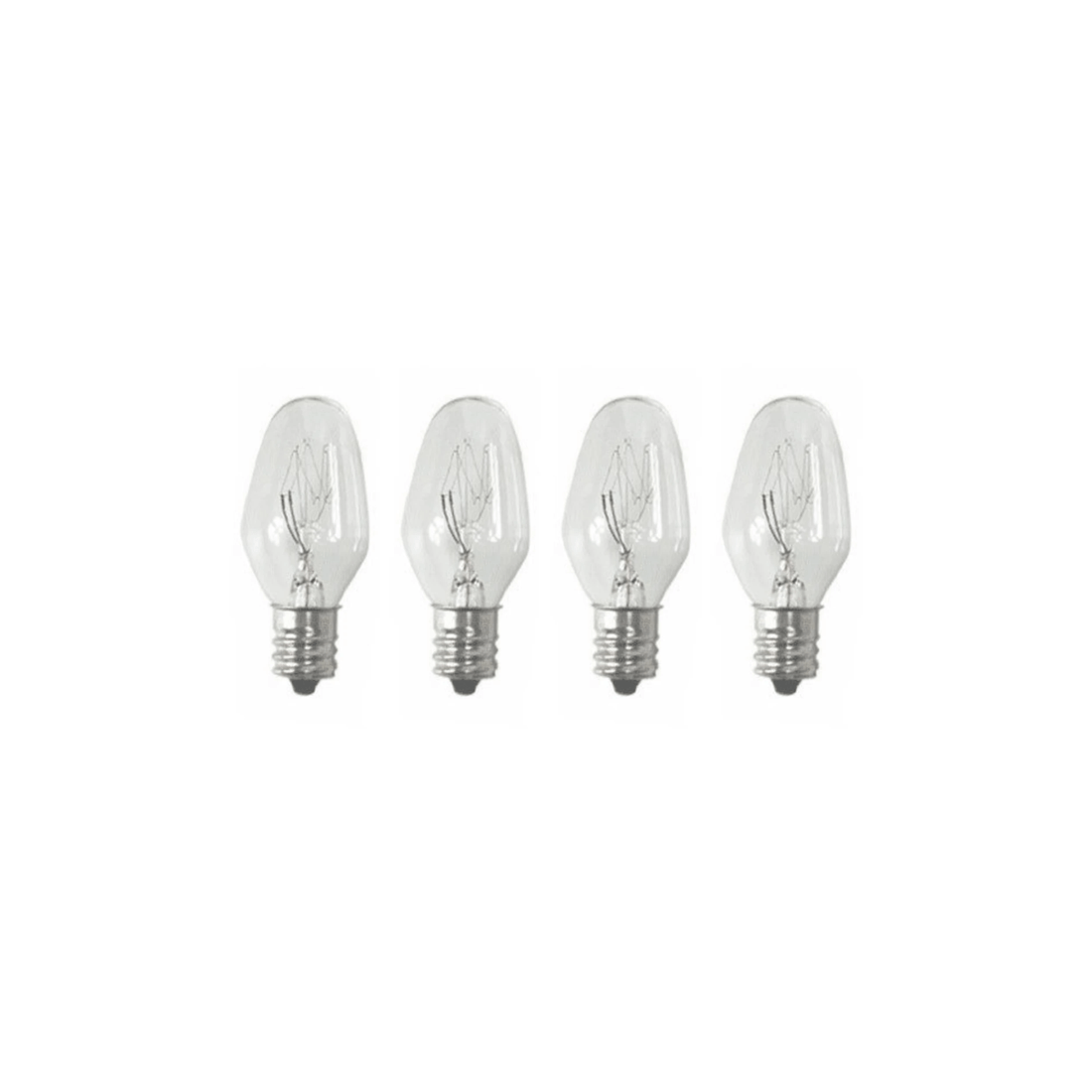 1 Sansai 4pk 7w/240v E14 Replacement  Warm Light Bulb Clear For Night Light/lamps
 - Clear, 1 of 3