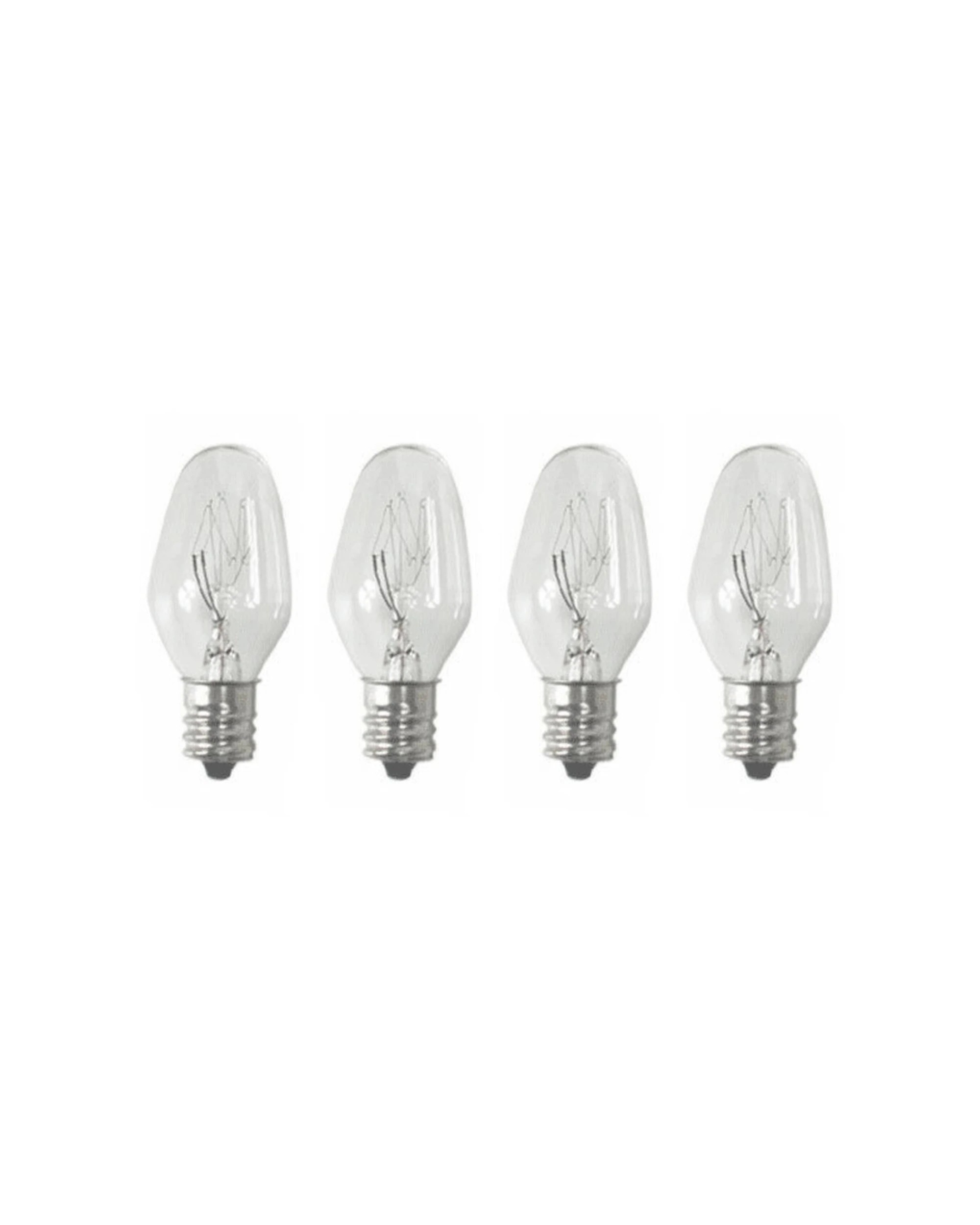 1 Sansai 4pk 7w/240v E14 Replacement  Warm Light Bulb Clear For Night Light/lamps
 - Clear, 1 of 3