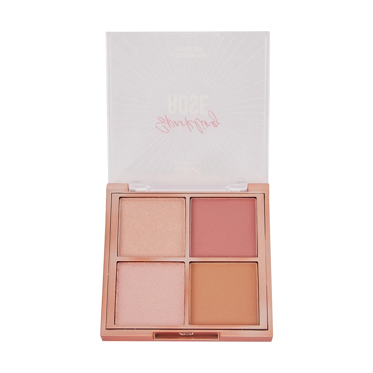 2 OXX Cosmetics Sparkling Rose Eyeshadow Quad Set - Daytime Diva, 2 of 7