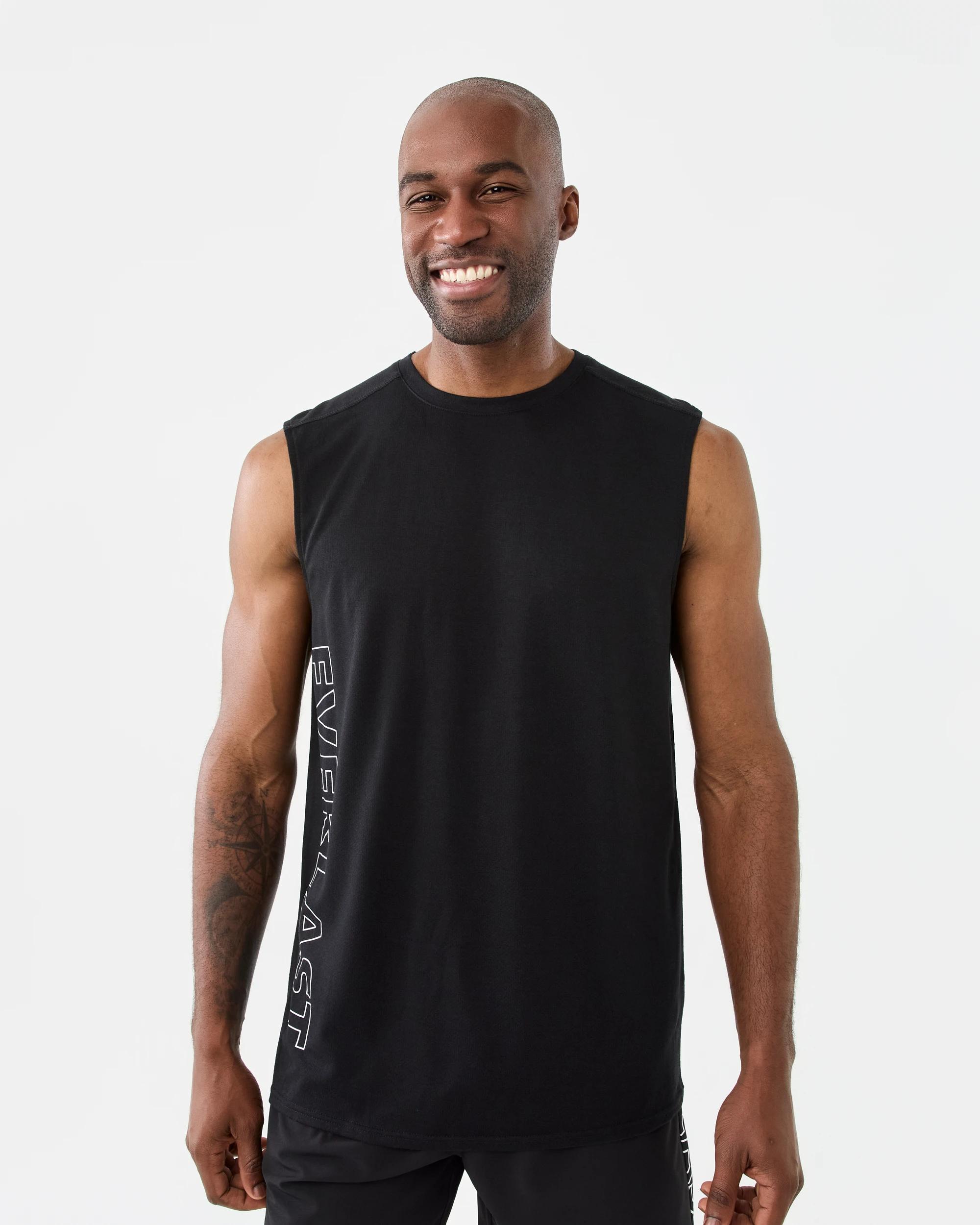 1 Everlast Mens Mesh Muscle Black, 1 of 7