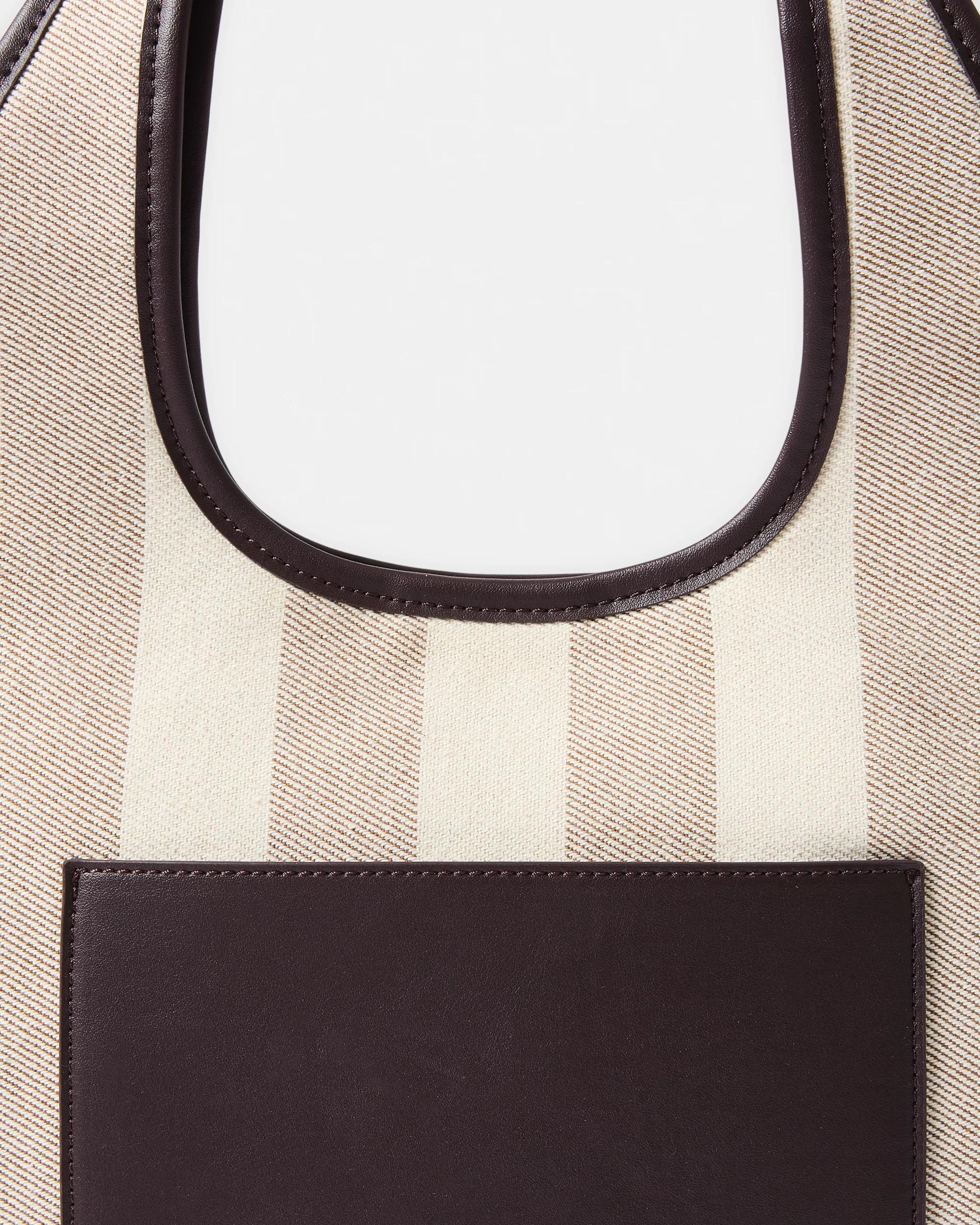 3 PU Large Tote Bag Natural, 3 of 5