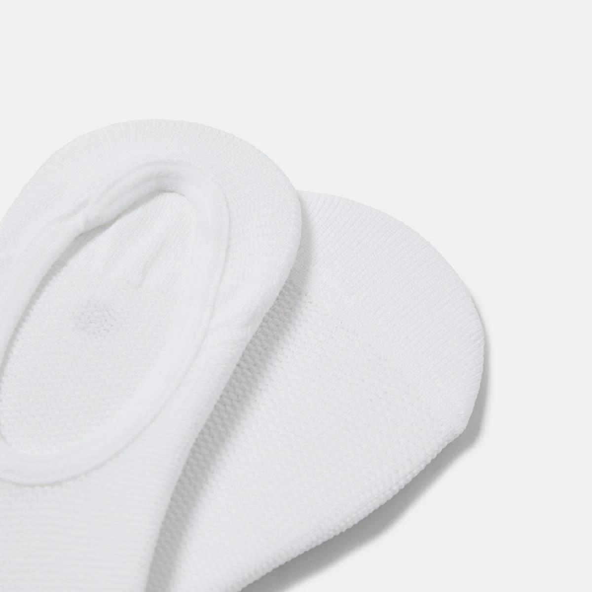 2 5 Pack No Show Sport Socks WHITE, 2 of 3