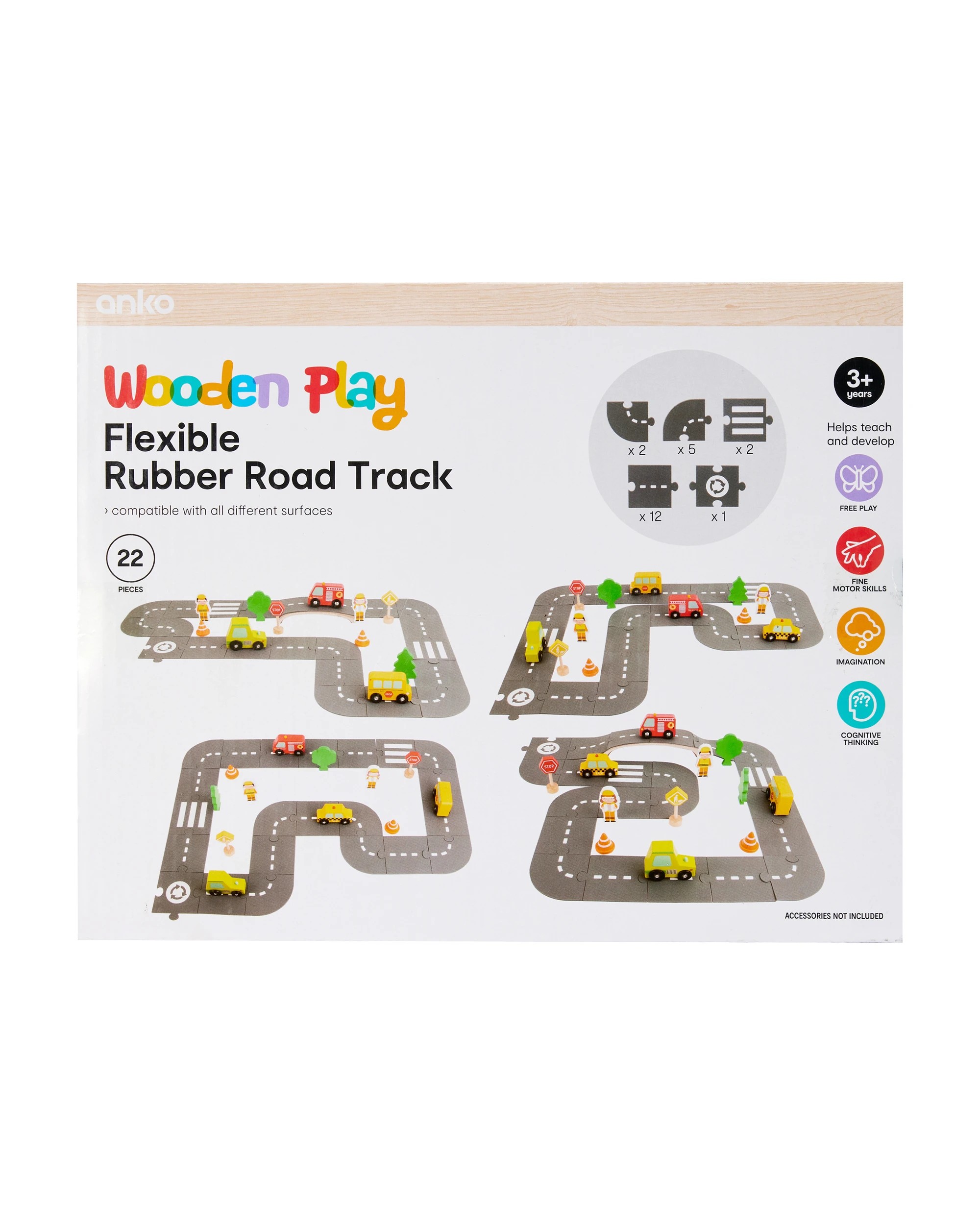 7 22 Piece Flexible Road Track, 7 of 7