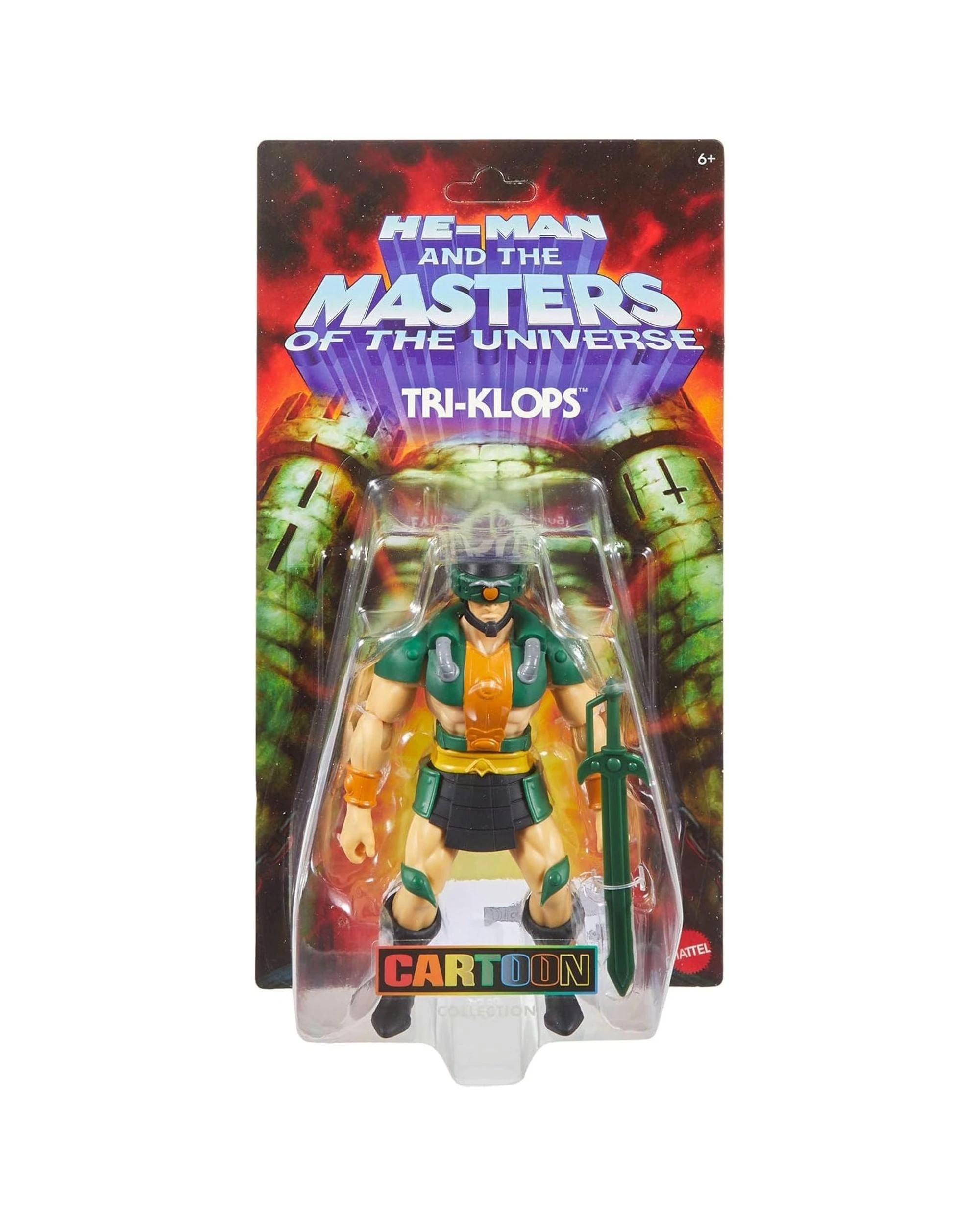 1 He-Man and the Masters of the Universe Origins Cartoon Collection 200X Tri-Klops 5.5 inch Action Figure, 1 of 6