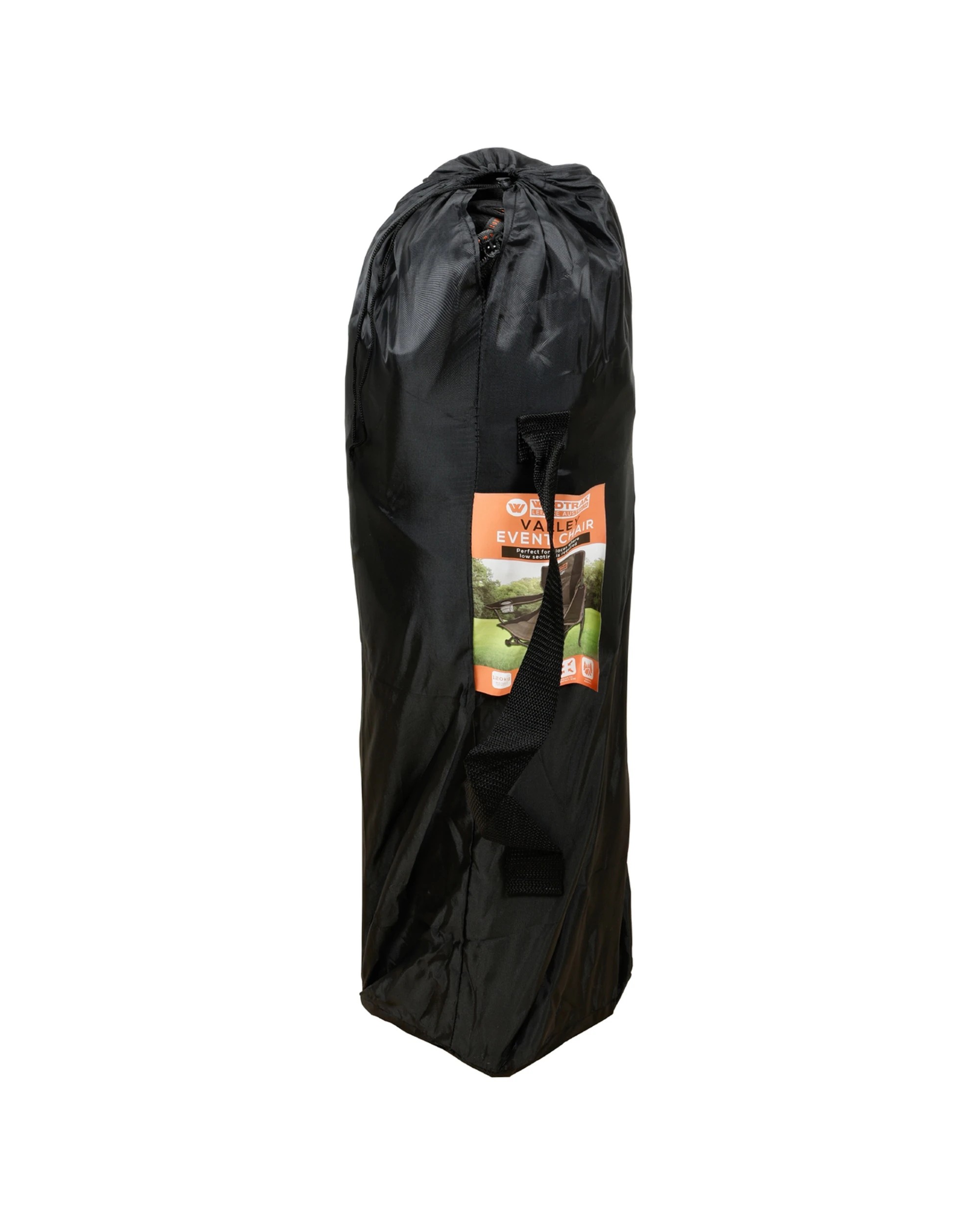 3 Wildtrak Valley Event Chair Outdoor Beach Seat Mesh Cup Holder - Black, 3 of 4