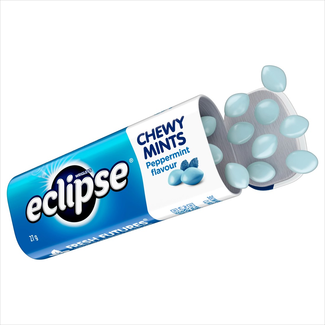 2 Wrigley's Eclipse Chewy Peppermint Mints 27g, 2 of 5
