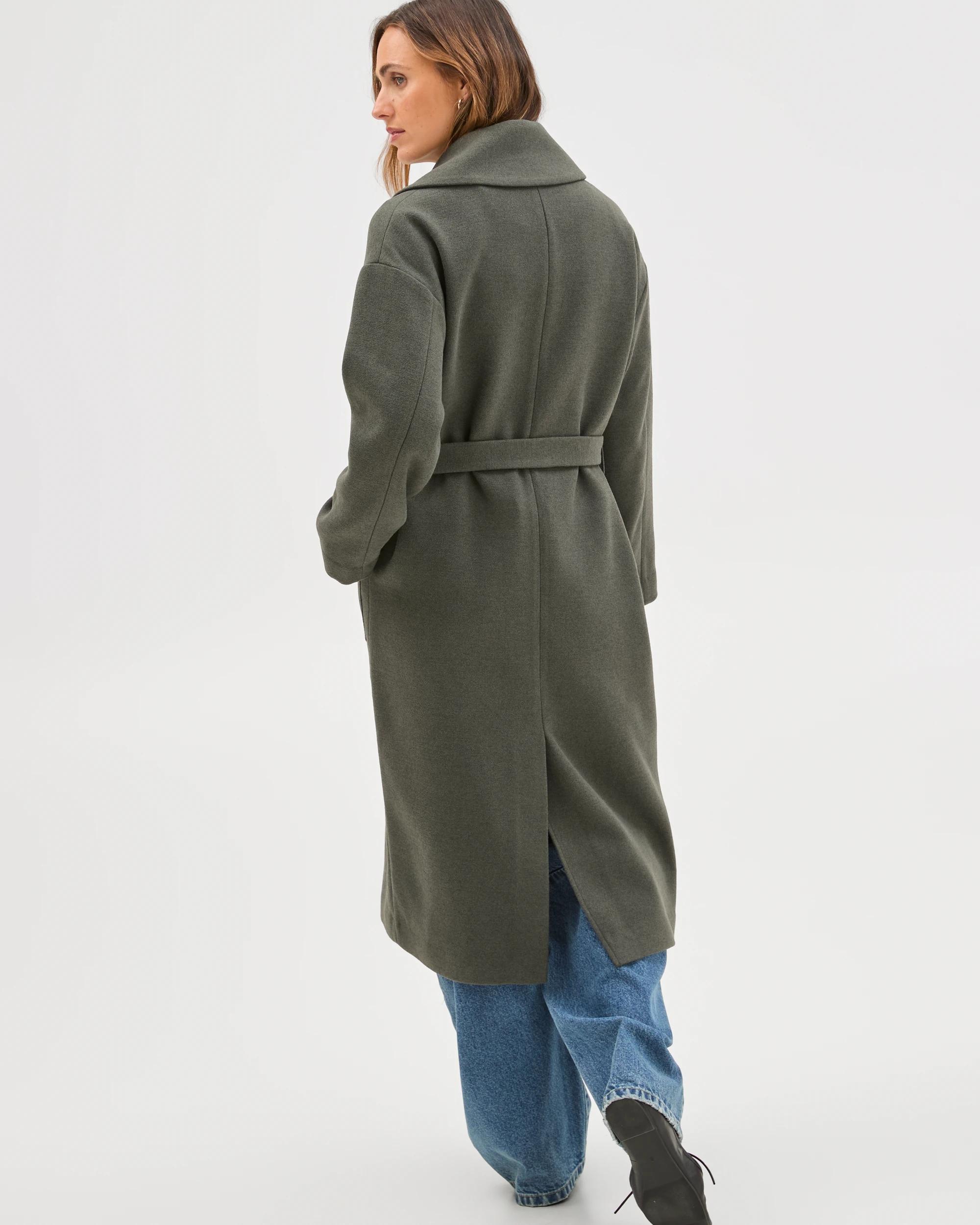 4 Target Woman Soft Wrap Coat OREGANO, 4 of 9