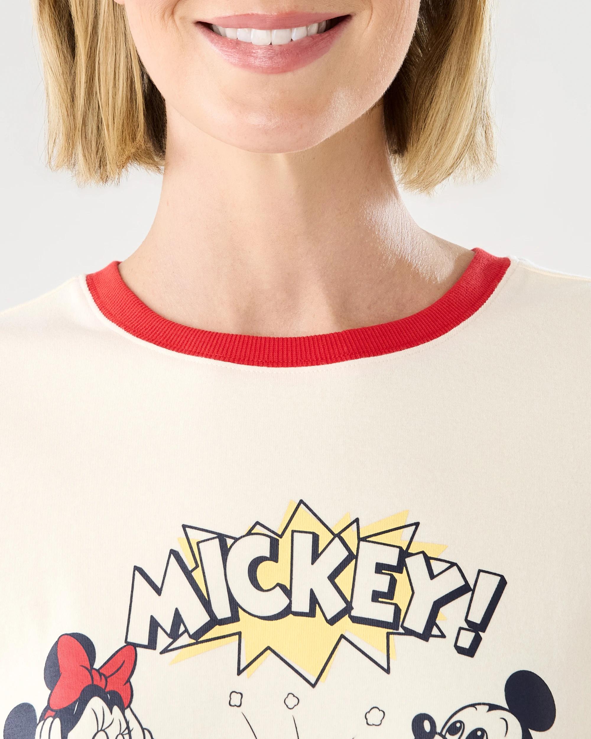 5 Short Sleeve Mickey Mouse License Ringer T-shirt Mickeypris, 5 of 8