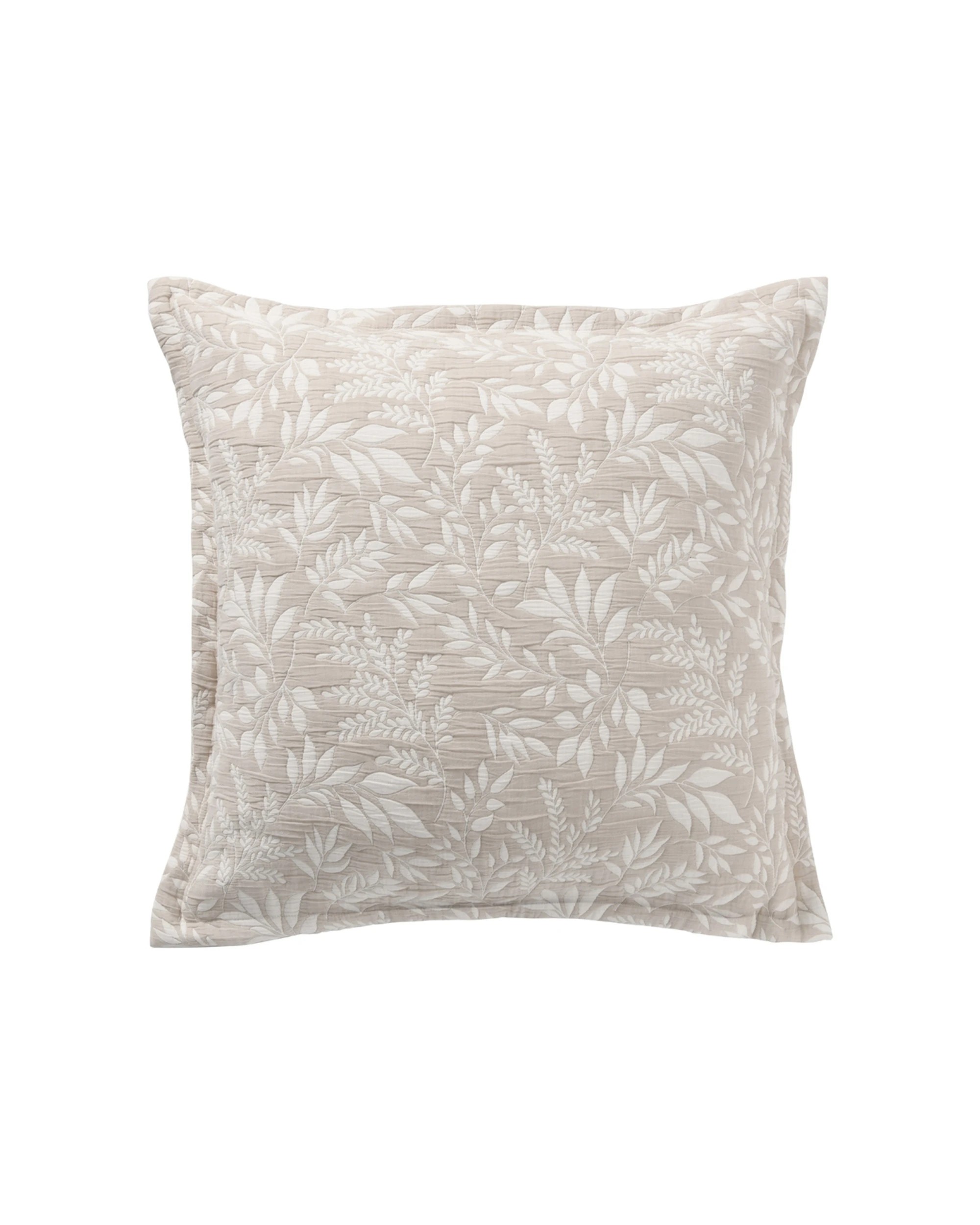 1 Bianca Amelia Stone Polyester Cotton European Pillowcase 65cm - Pattern, 1 of 1