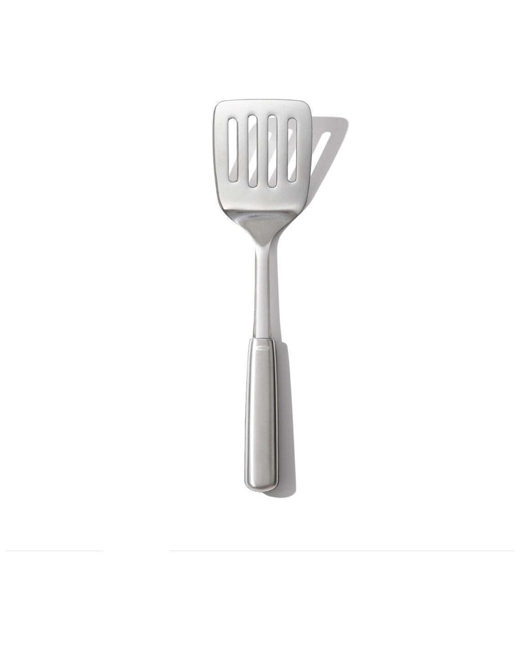 4 Oxo Stainless Steel Cooking Turner Non-slip Ergonomic Handle Dishwasher Safe - Silver, 4 of 6