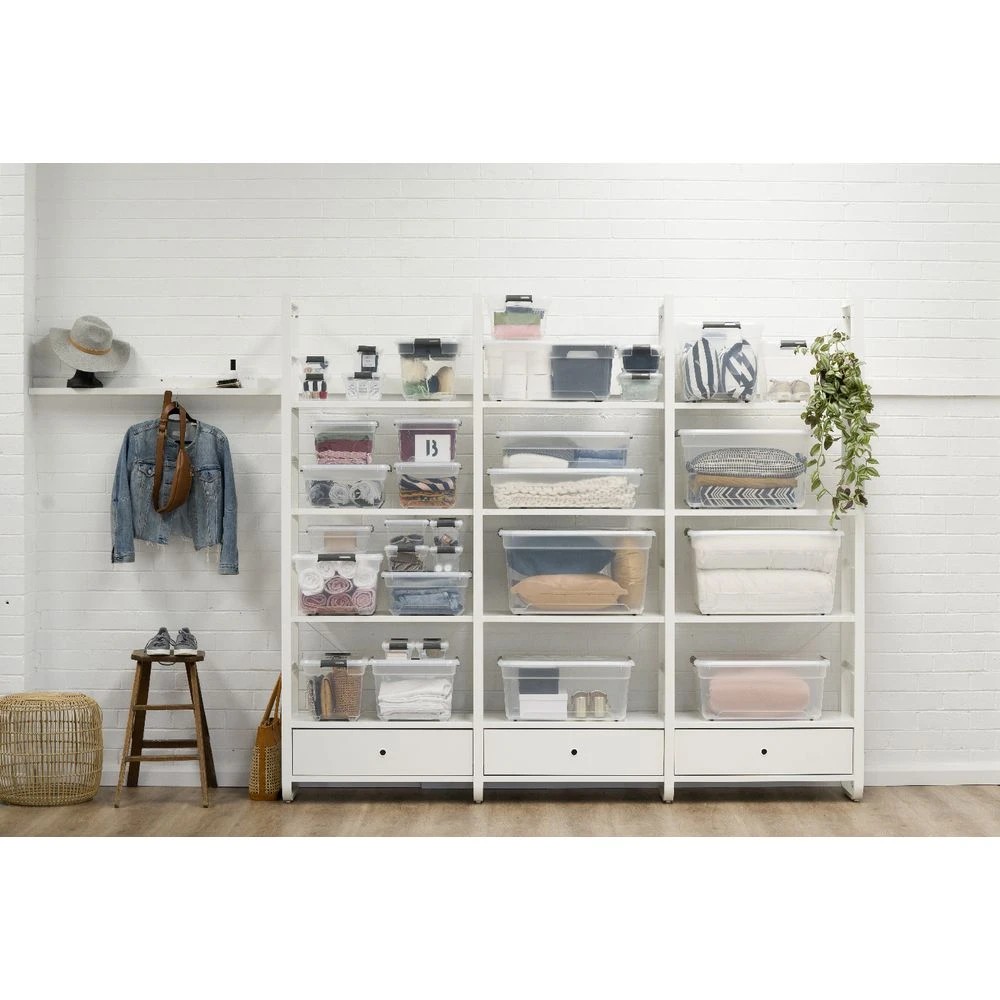 5 Ezy Storage 1.8L Solutions Plus Storage Container Clear, 5 of 6