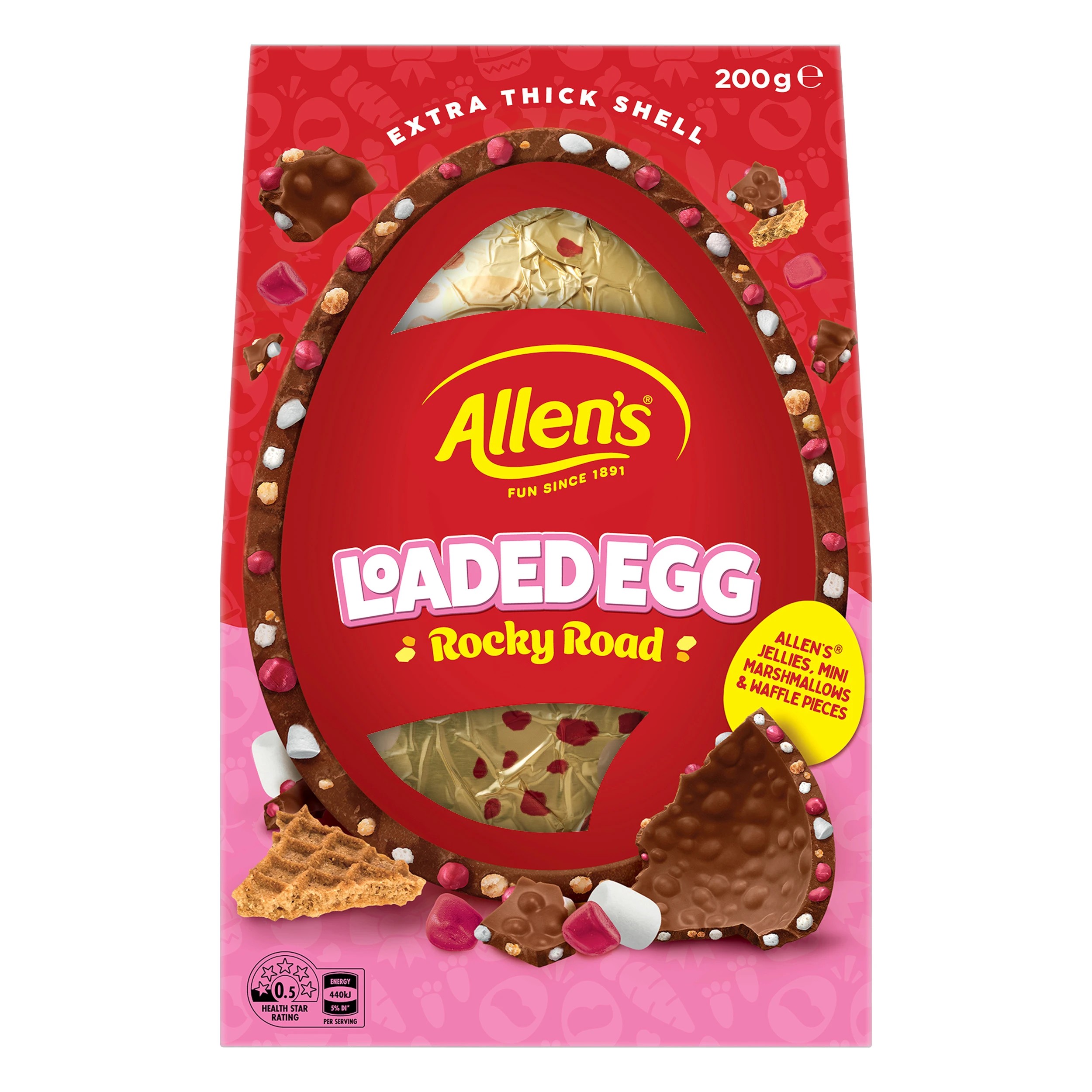 1 Nestle Allen's Rocky Road Egg Casket 200g, 1 of 2