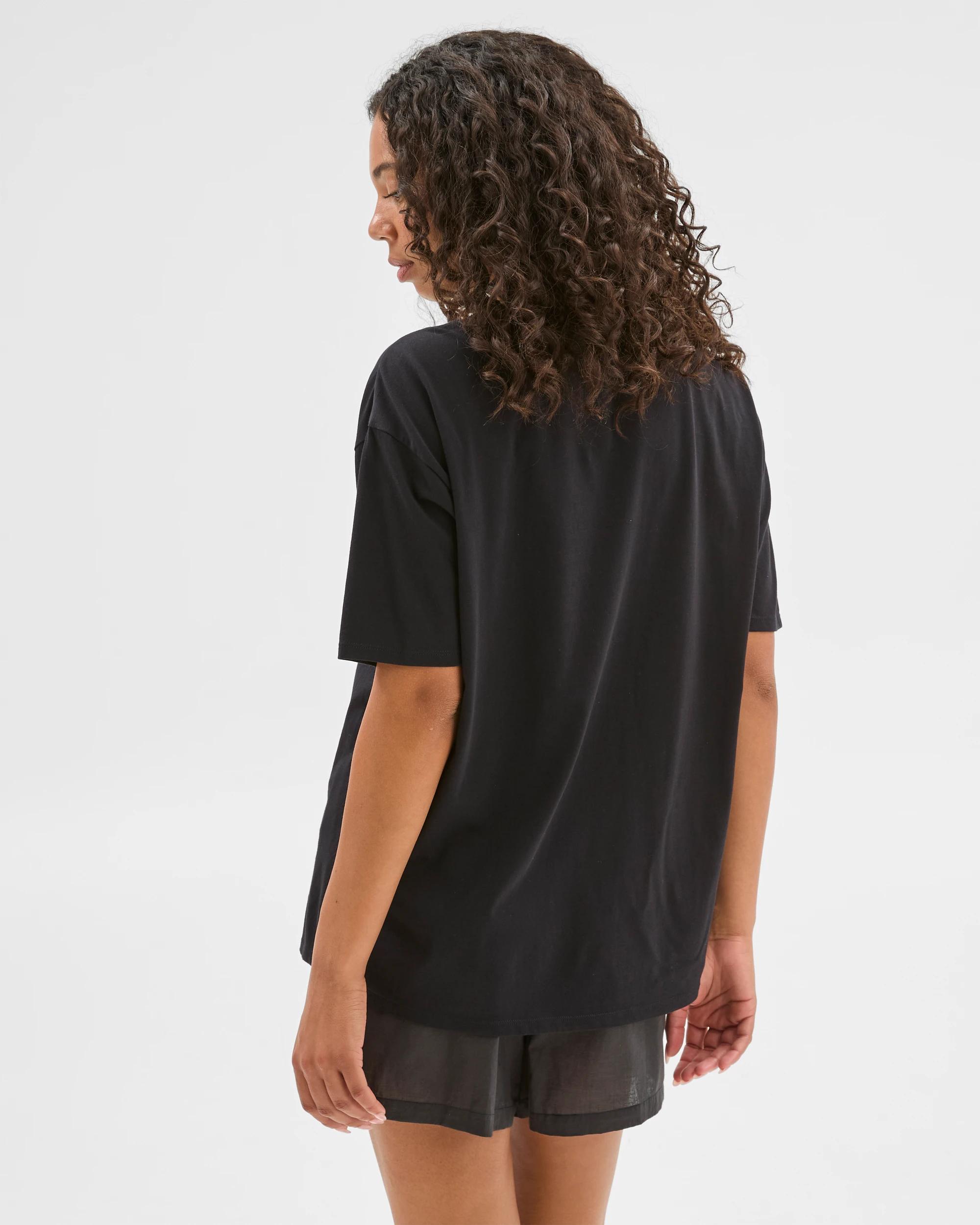 4 Target Womens Australian Cotton Boyfriend Miix & Match Pyjama Top BLACK, 4 of 6