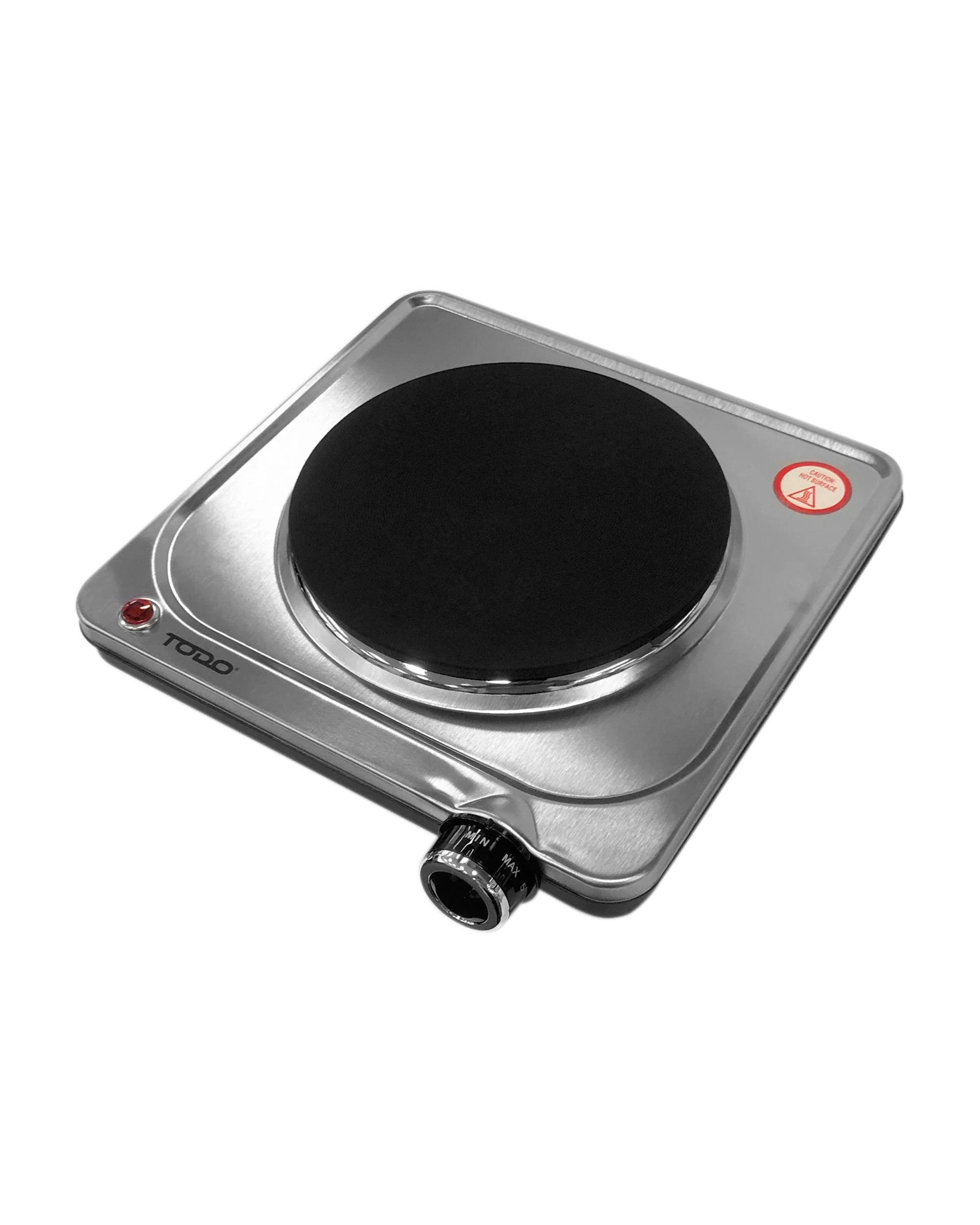 1 TODO 1500W Portable Hotplate Electric Cooktop Single Stainless Steel, 1 of 6