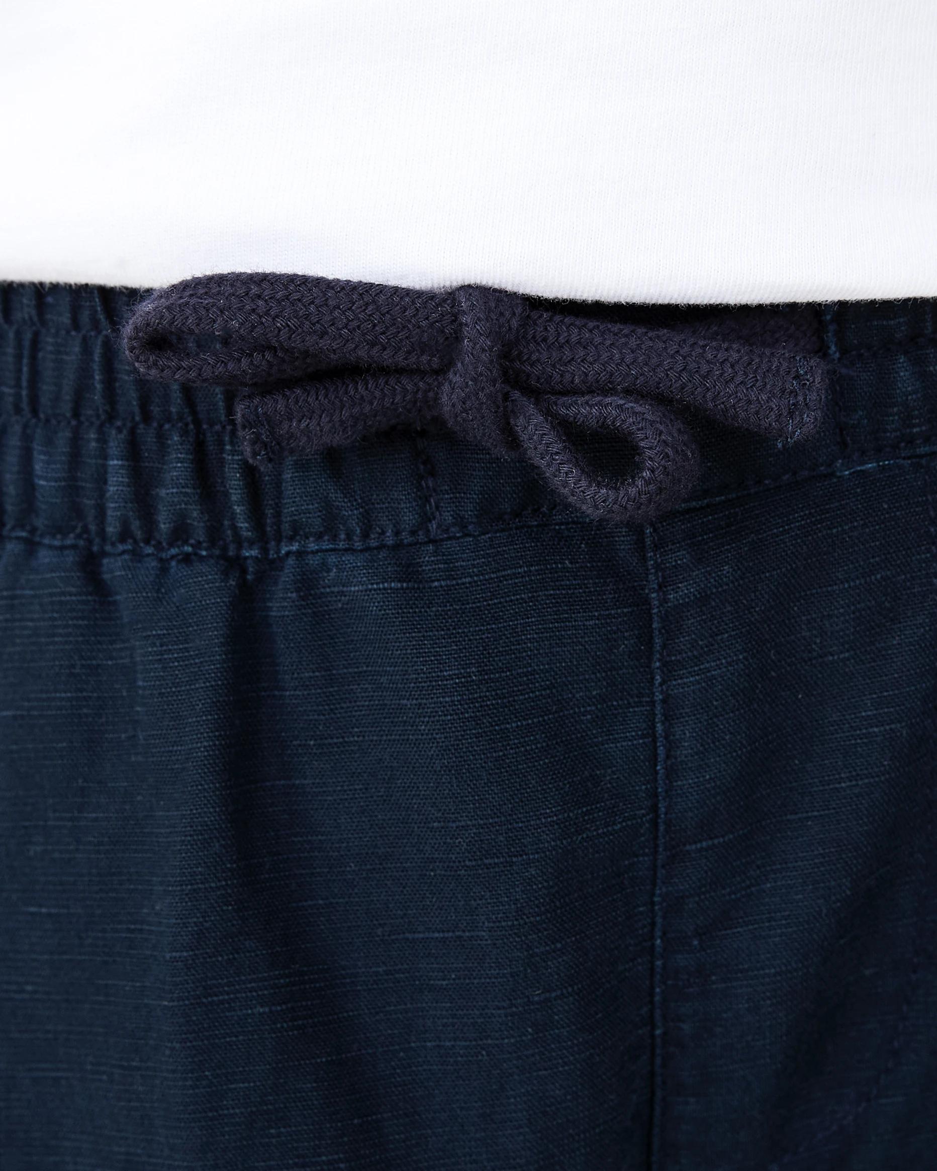 3 Linen Cargo Shorts Sky Cptn, 3 of 7