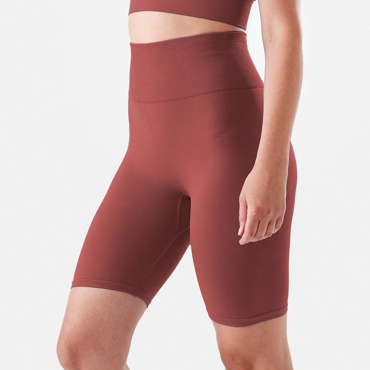 2 Active Womens Seamfree Bike Shorts Logan Red, 2 of 5