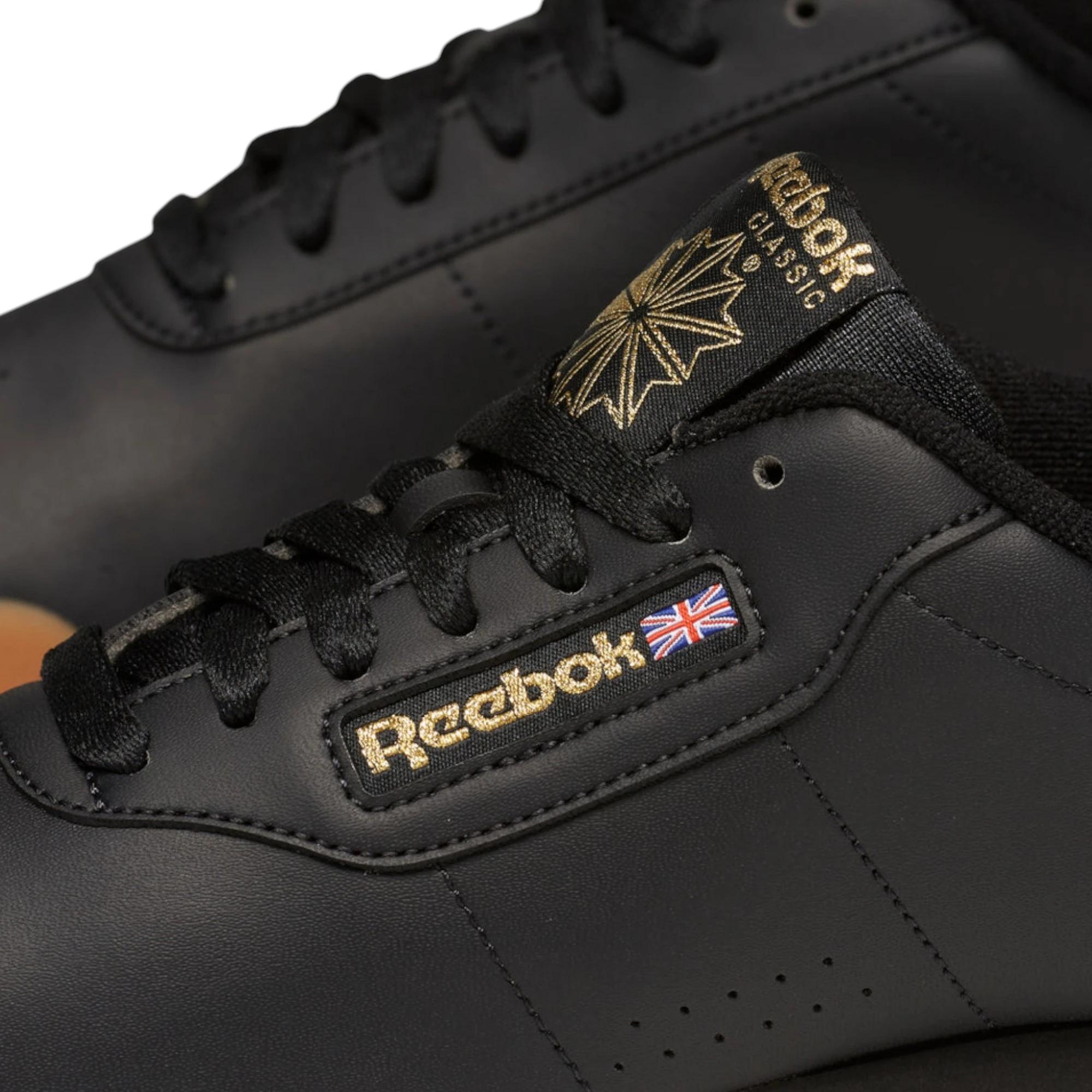 7 Reebok Womens Princess Casual Shoes BLACK/GUM, 7 of 9