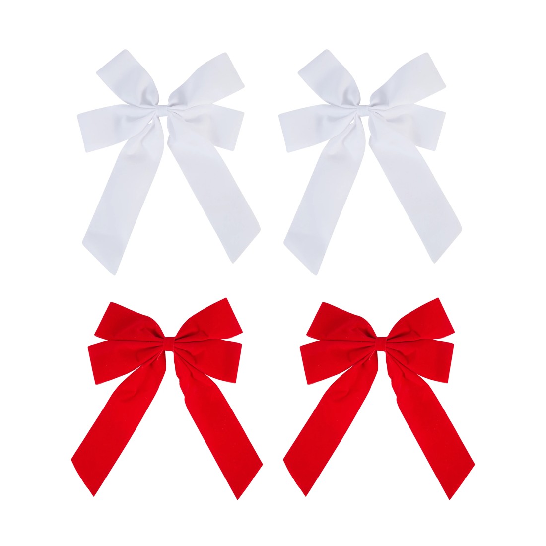 2 2 Pack Velvet Bow Clips - Assorted, 2 of 3