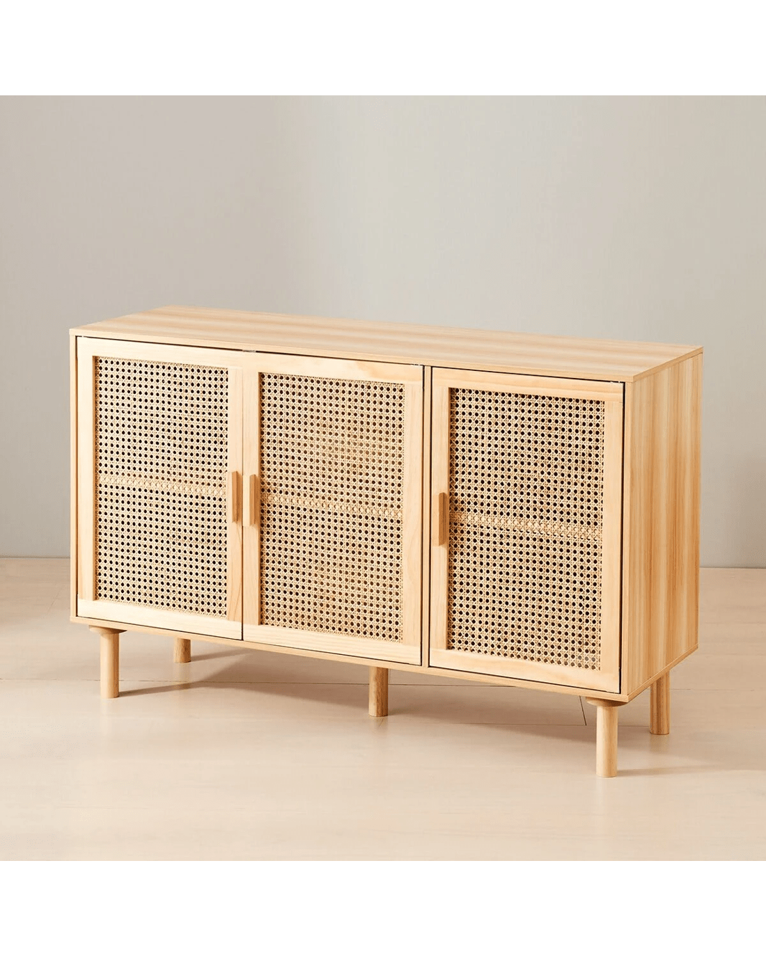 2 Rattan Sideboard with Adjustable Shelves, 2 of 9